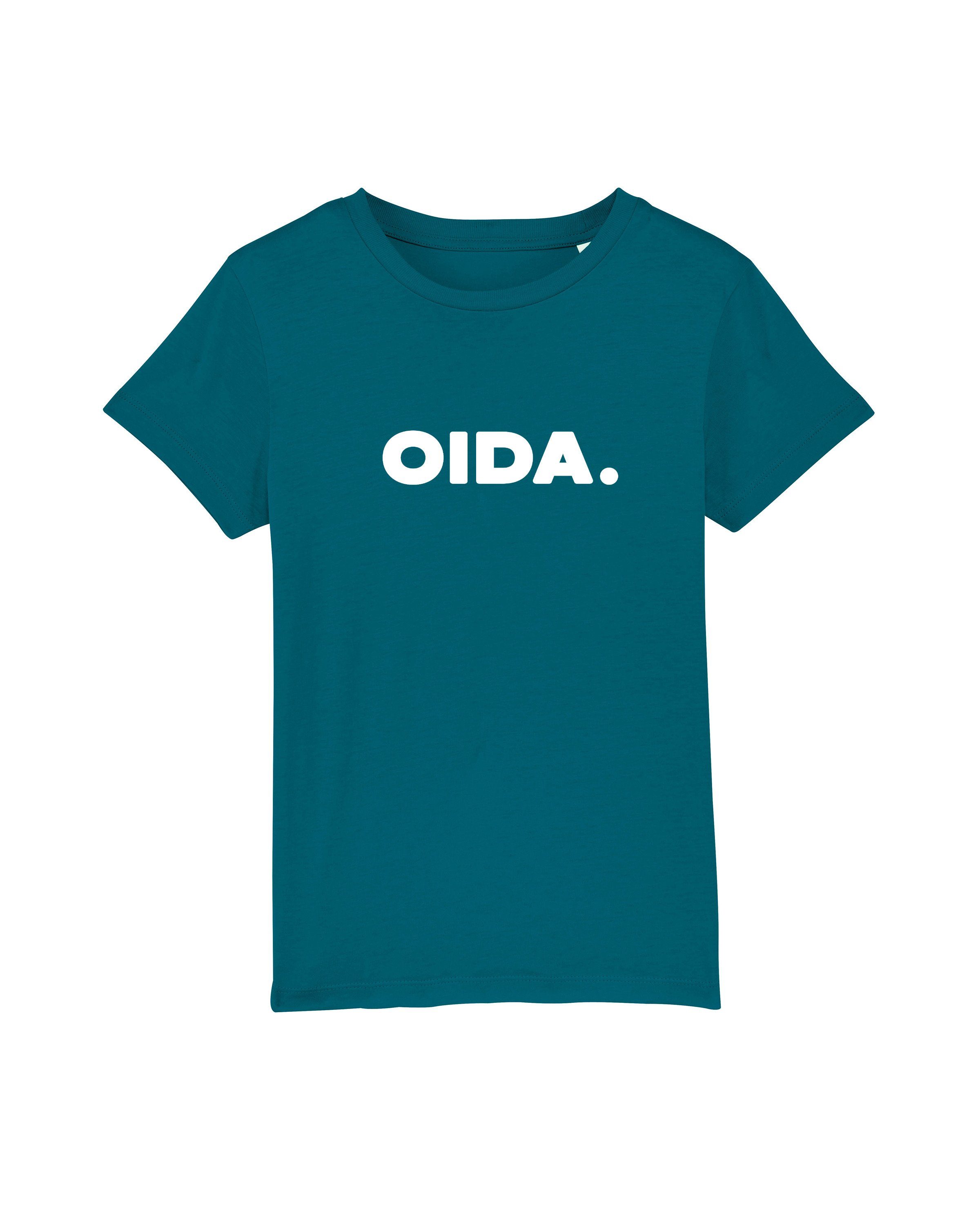 wat? Apparel Print-Shirt Oida (1-tlg) dunkeltürkis