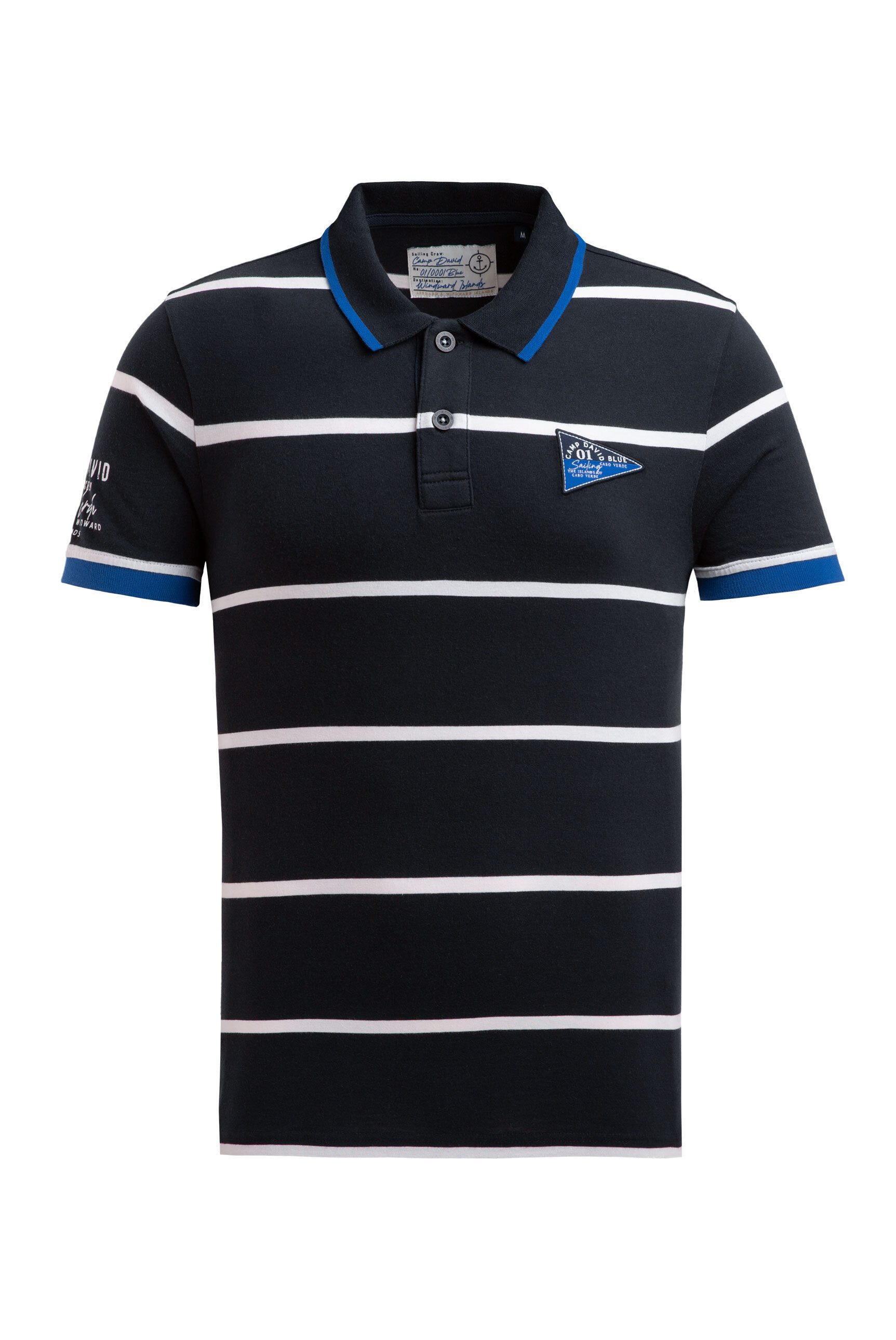 CAMP DAVID Poloshirt aus Baumwolle