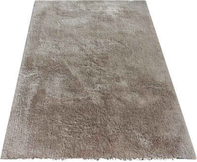 Hochflor-Teppich Lagos, Leonique, rechteckig, Höhe: 45 mm, Mikrofaser Килими, flauschig, einfarbig, Wohnzimmer, Schlafzimmer