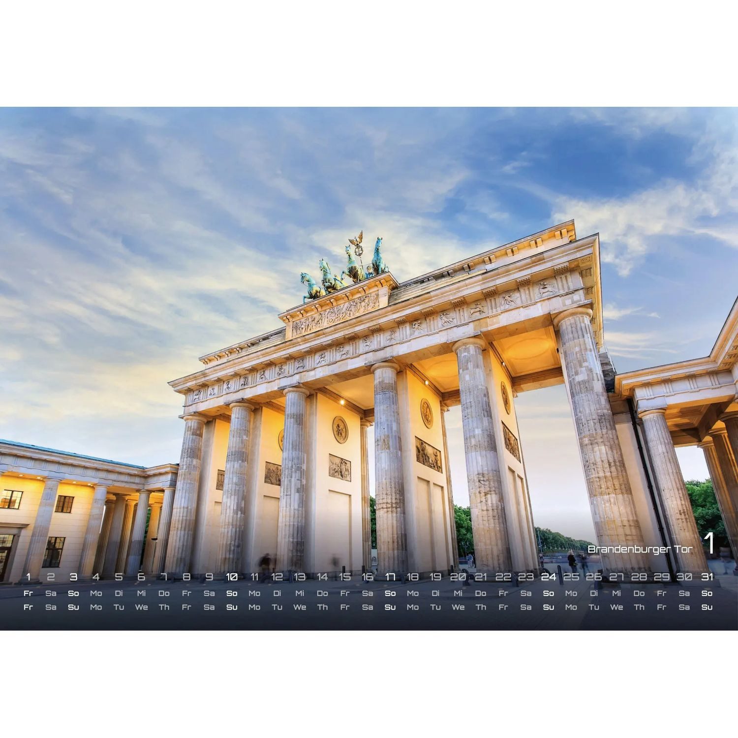 Wandkalender Berlin - Zwischen Spree und Skyline - 2027 - Kalender DIN A3 – Bild 3 von 5
