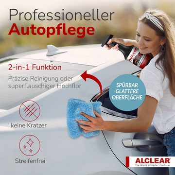 ALCLEAR 71100SV Schnellversiegelung & Mikrofaser Poliertuch - 1 Liter Auto-Reinigungsmittel
