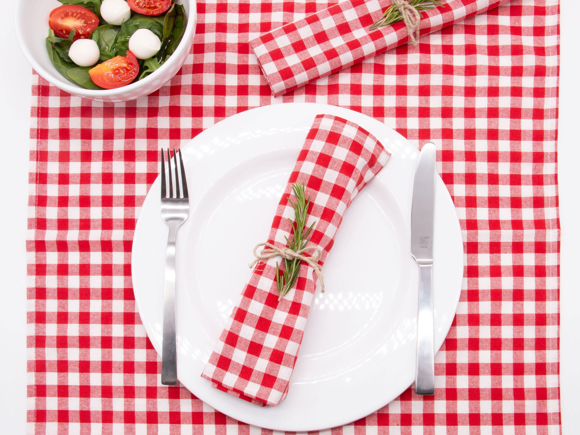 ZOLLNER Stoffserviette, (Spar-Set, 6 St), 45 x 45 cm, 100% Baumwolle, vom Hotelwäschespezialisten