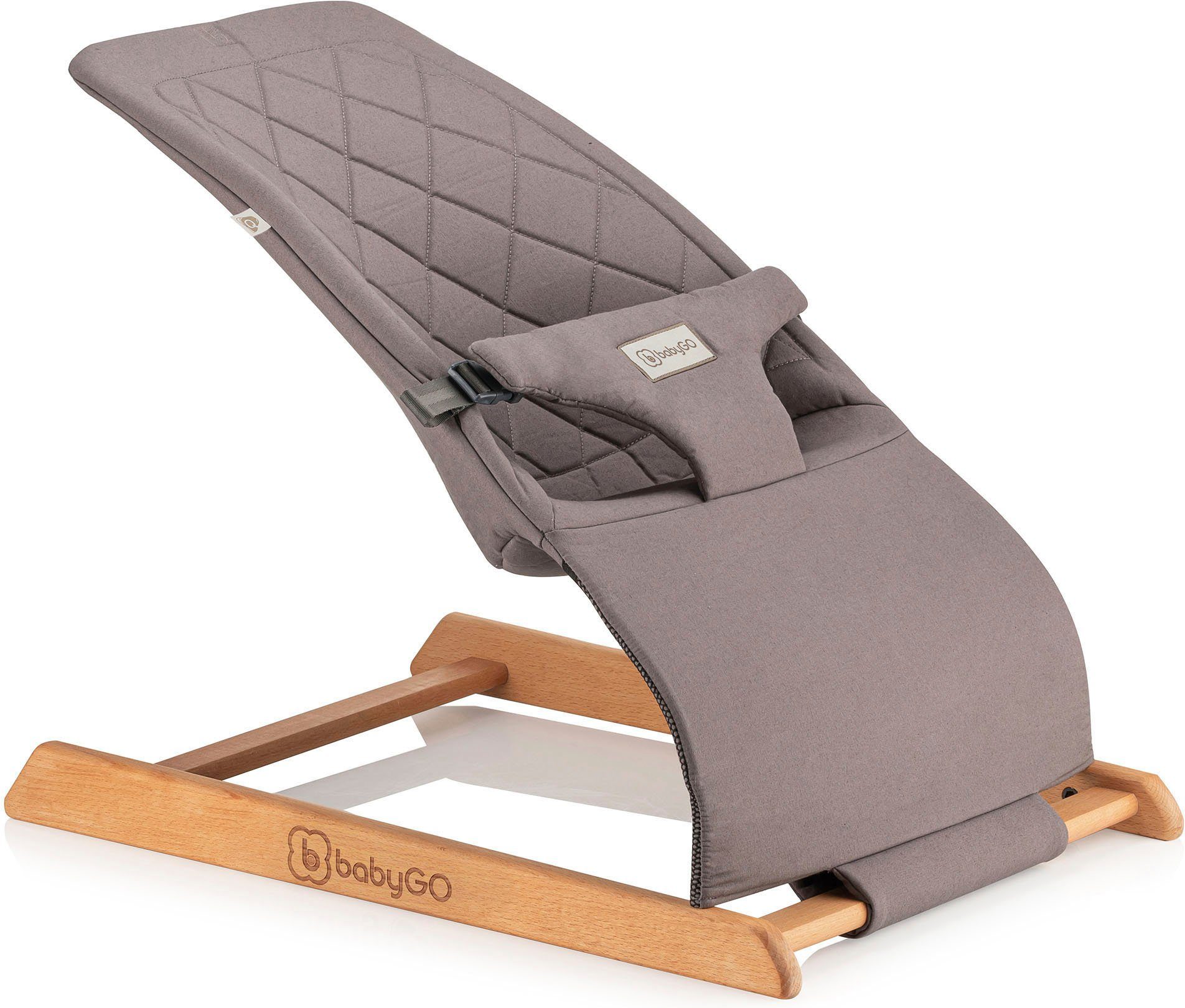 Babywippe Skippy, grau