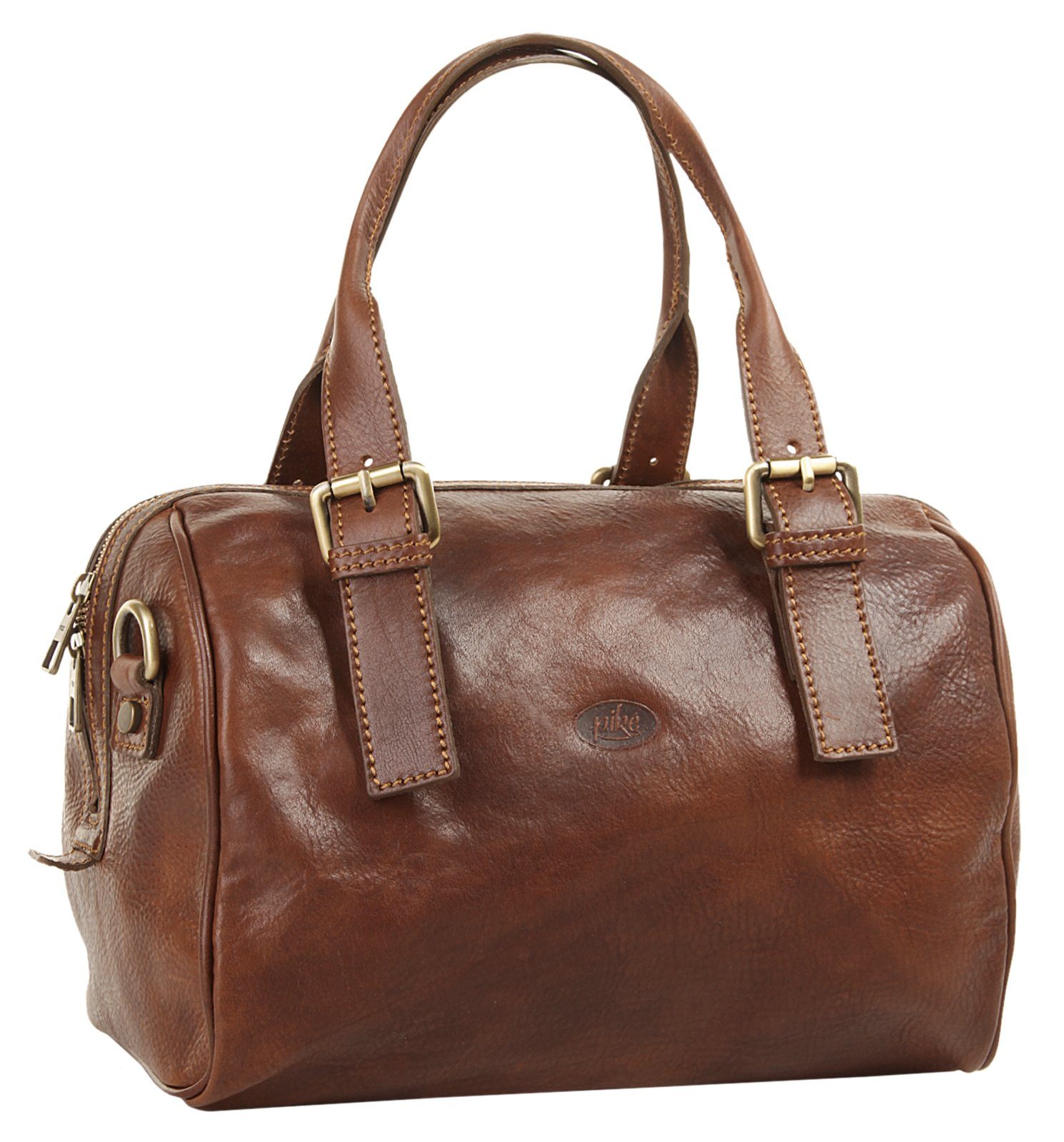 Piké Henkeltasche (1-tlg), echt Leder, Made in Italy
