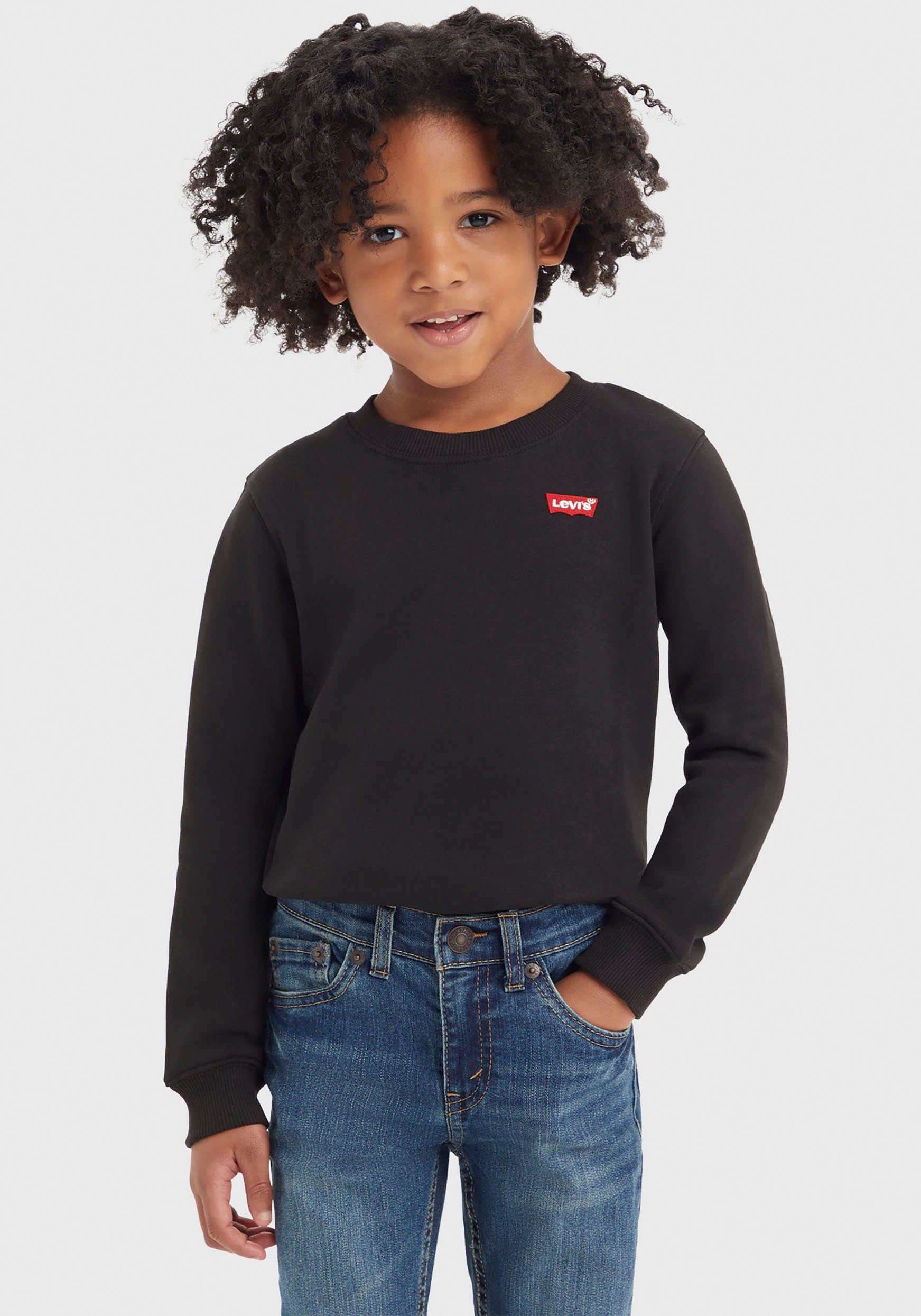 Levi's® Kids Sweatshirt LOGO CREWNECK SWEATSHIRT mit Logo Stickerei for BOYS