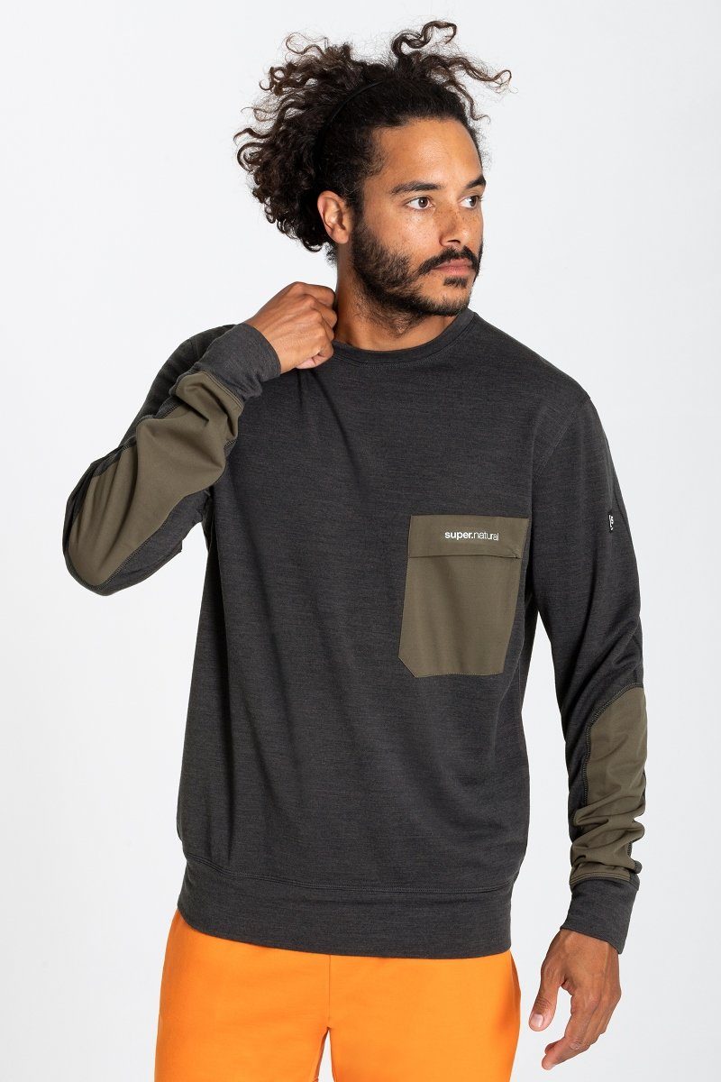 SUPER.NATURAL Sweatshirt Merino Pullover M ALPINE günstig online kaufen