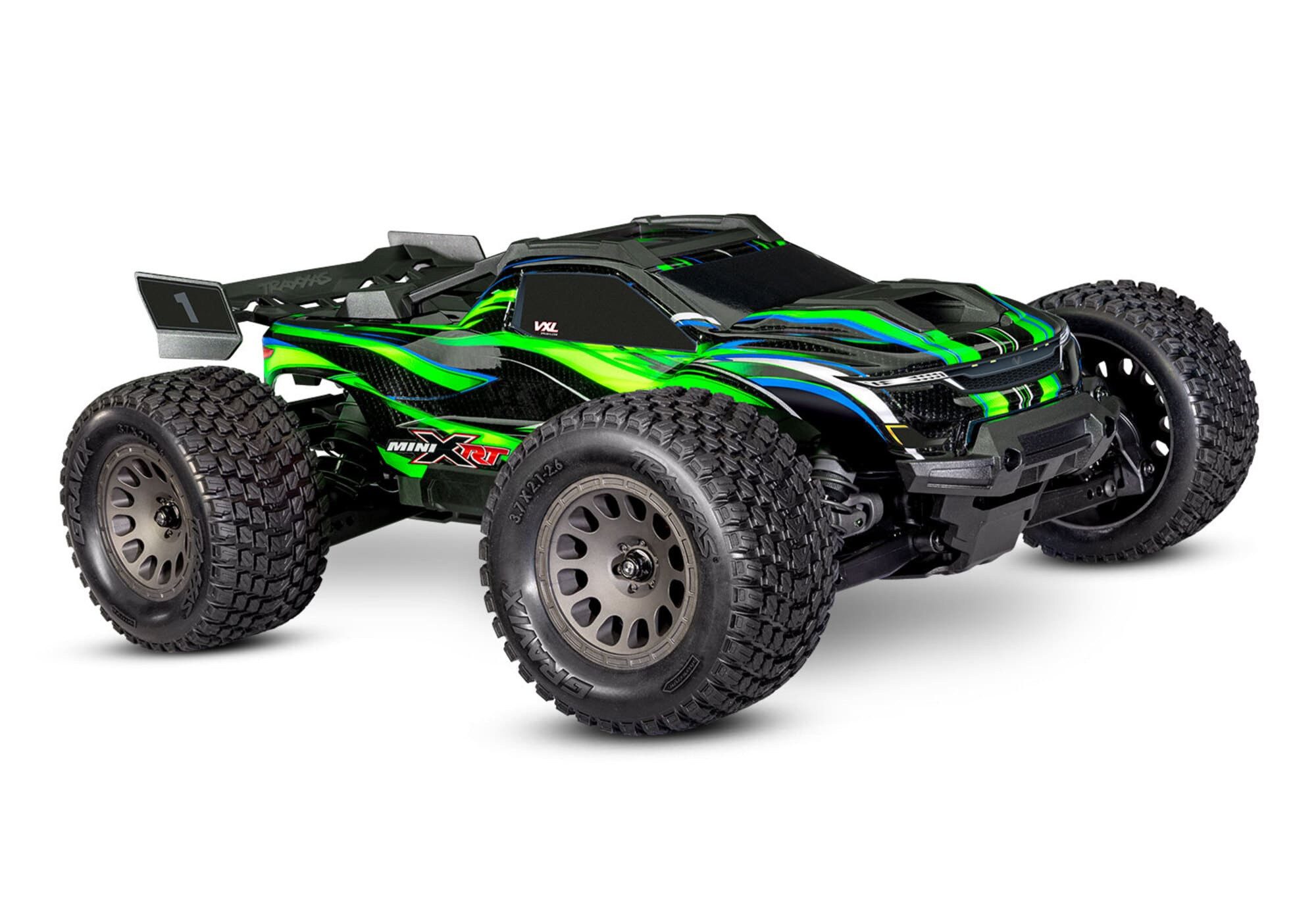 Traxxas RC-Buggy TRAXXAS MINI-XRT 3S 4x4 Grün 1/16 Monster-Truck RTR Brushless, Akku