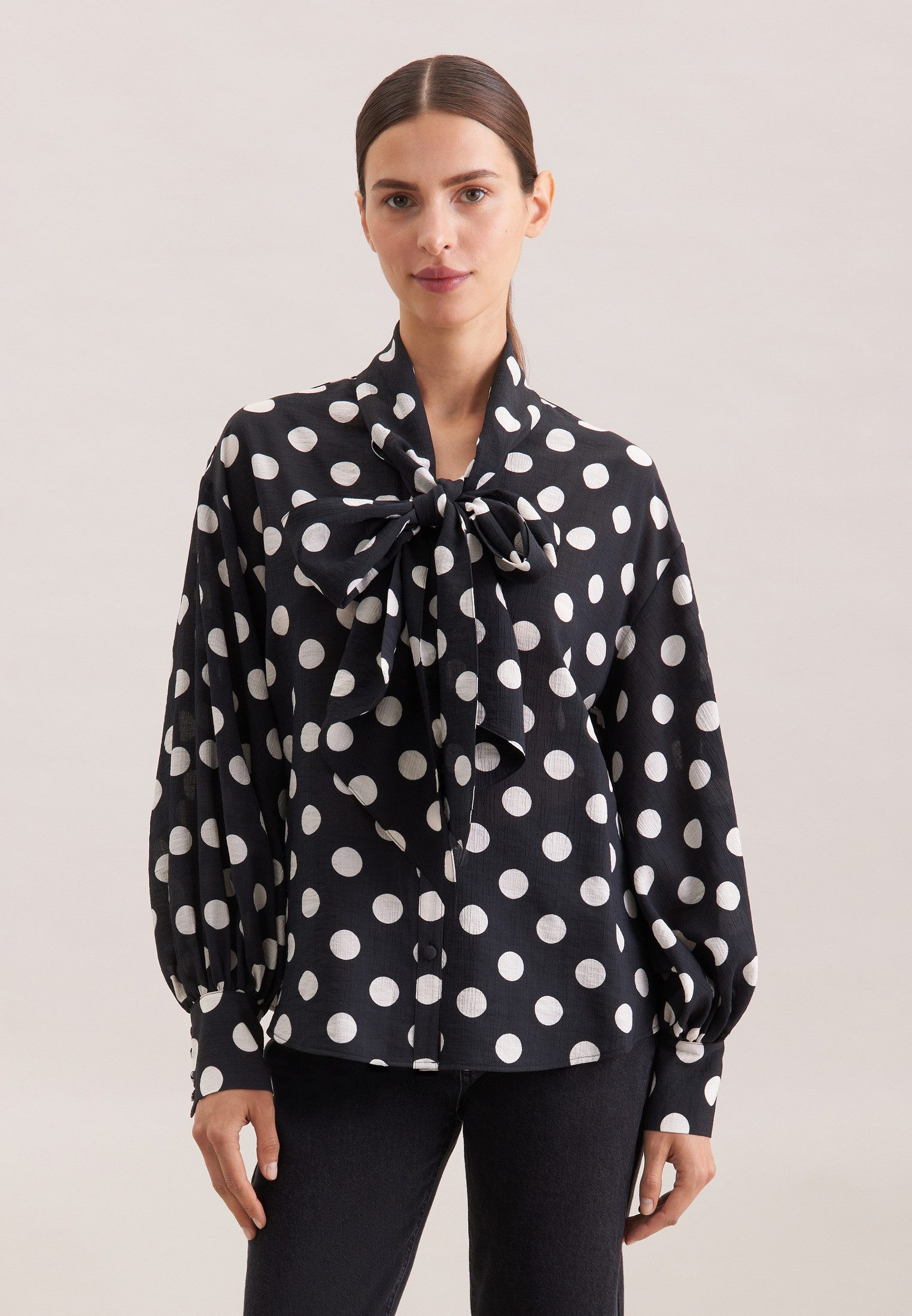 seidensticker Rüschenbluse 1/1 Druck günstig online kaufen