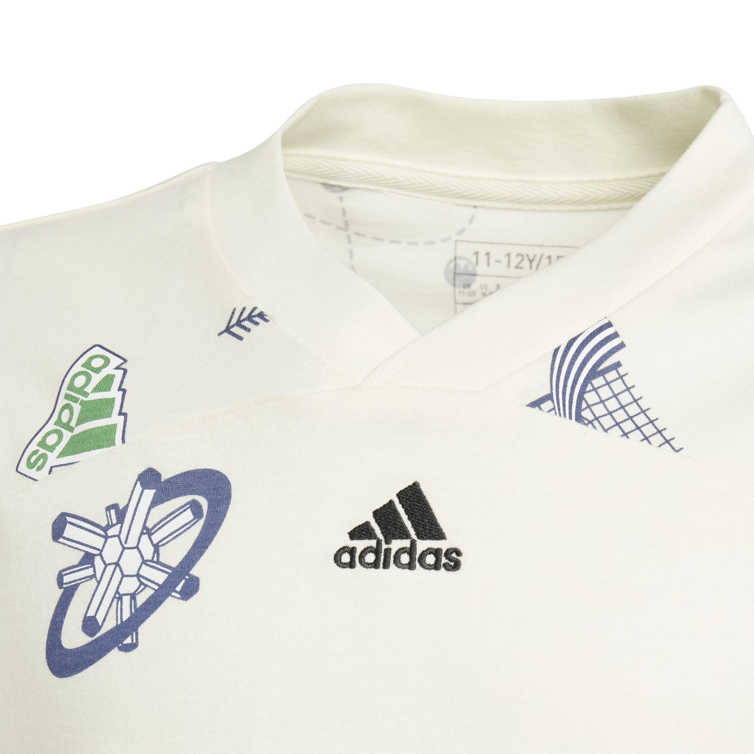 adidas Performance T-Shirt Brand Love (V-Ausschnitt) beige Kinder