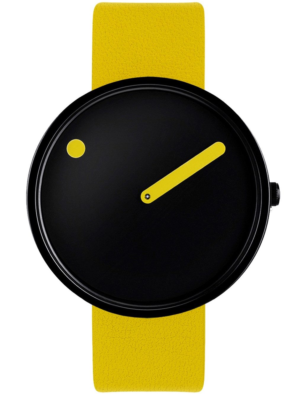 PICTO Quarzuhr Picto 43388-6120B Unisex Canary Yellow 40mm 5ATM Picto 43388-6120B Unisex Canary Yellow 40mm 5ATM