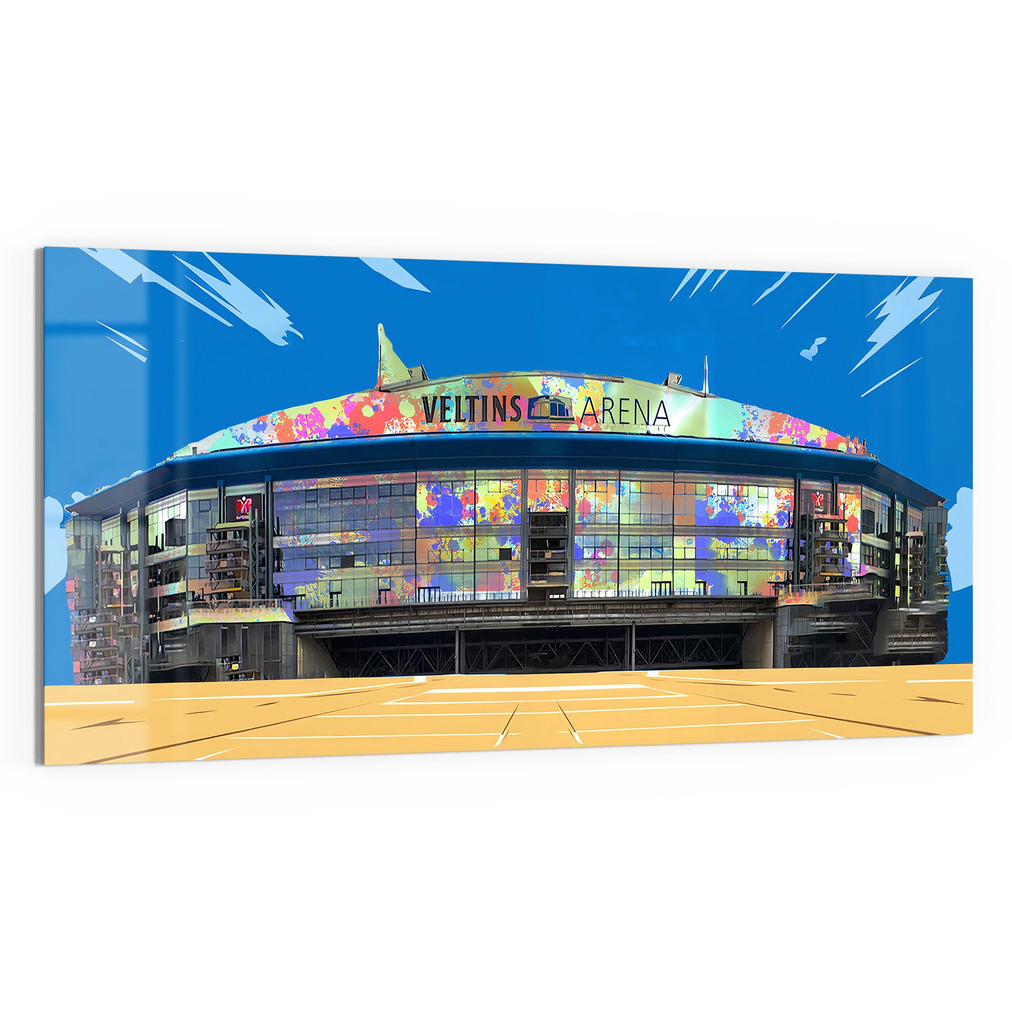 DEQOART Glasbild 'Stadion Schalke 04', 'Stadion günstig online kaufen