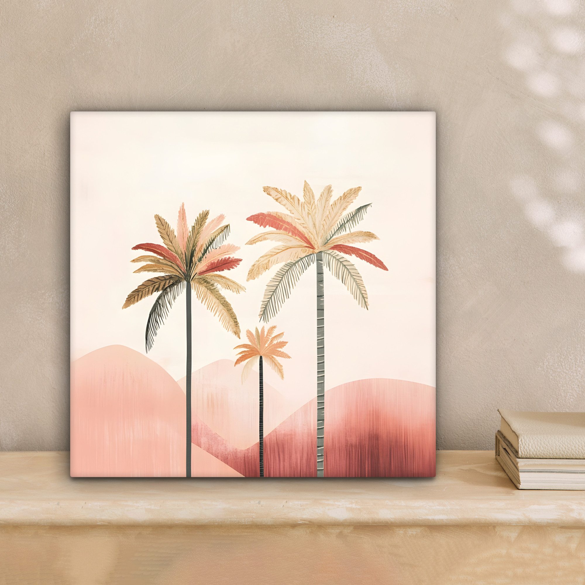 OneMillionCanvasses® Leinwandbild Palmen - Hügel - günstig online kaufen