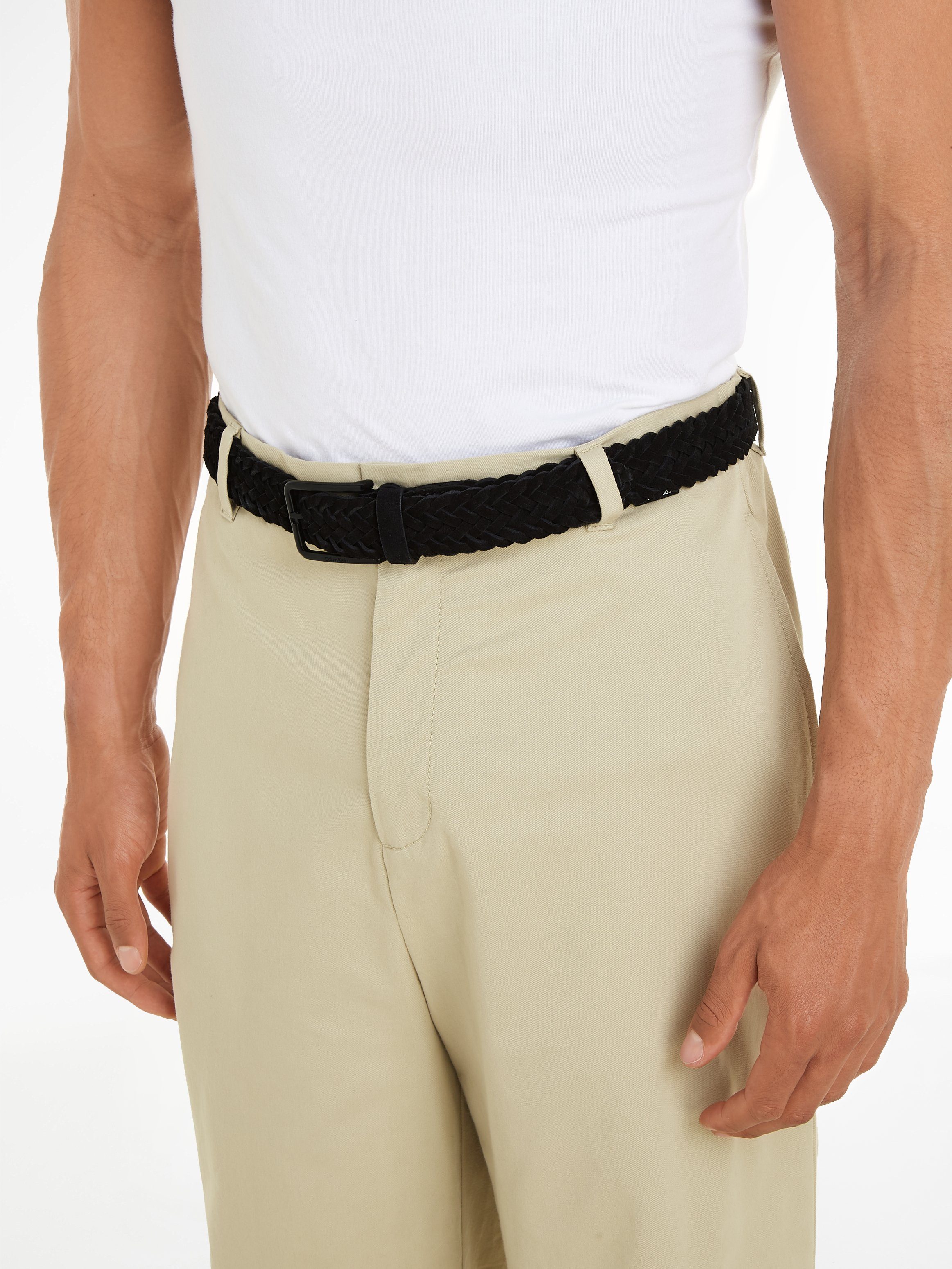 Calvin Klein Ledergürtel WARMTH BRAIDED SUEDE günstig online kaufen