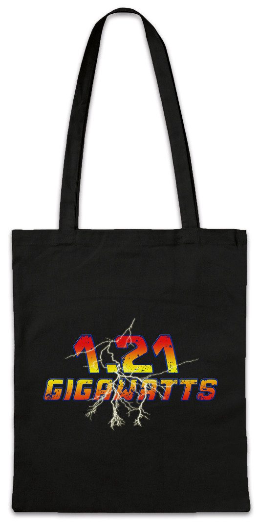 Beuteltasche 1.21 Gigawatts Stofftasche Zurück Eighties In McFly Die Back Car Time