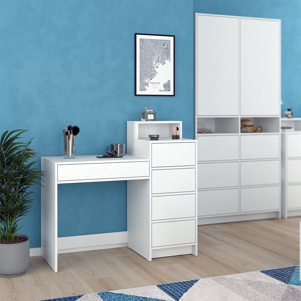 Vicco Schminktisch Naara, Weiß, 110.5 cm günstig online kaufen