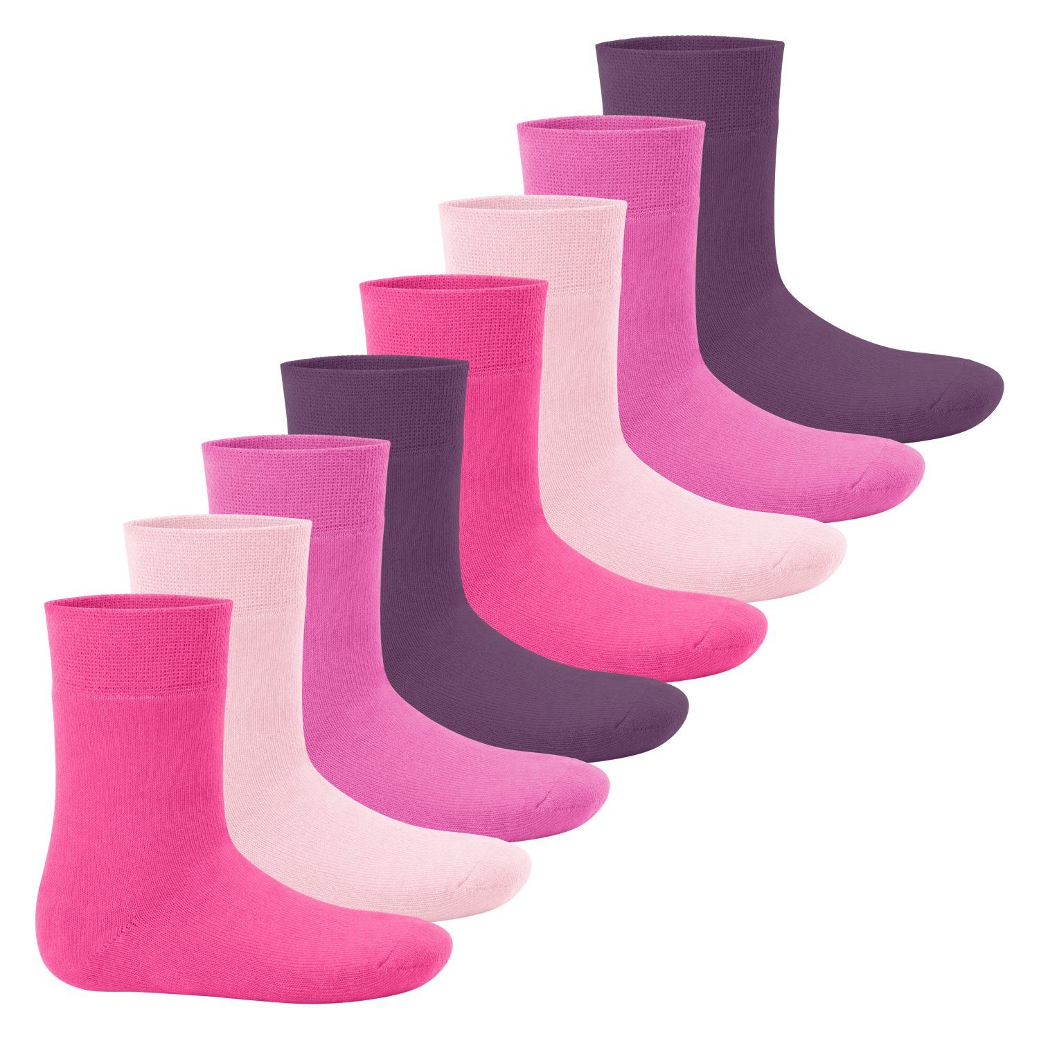 Footstar Thermosocken Kinder Winter Berryfarben Warme Paar) Socken (8 Thermosocken Vollfrottee