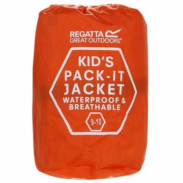 Regatta Regenjacke Kids für Kinder, mit Packbeutel