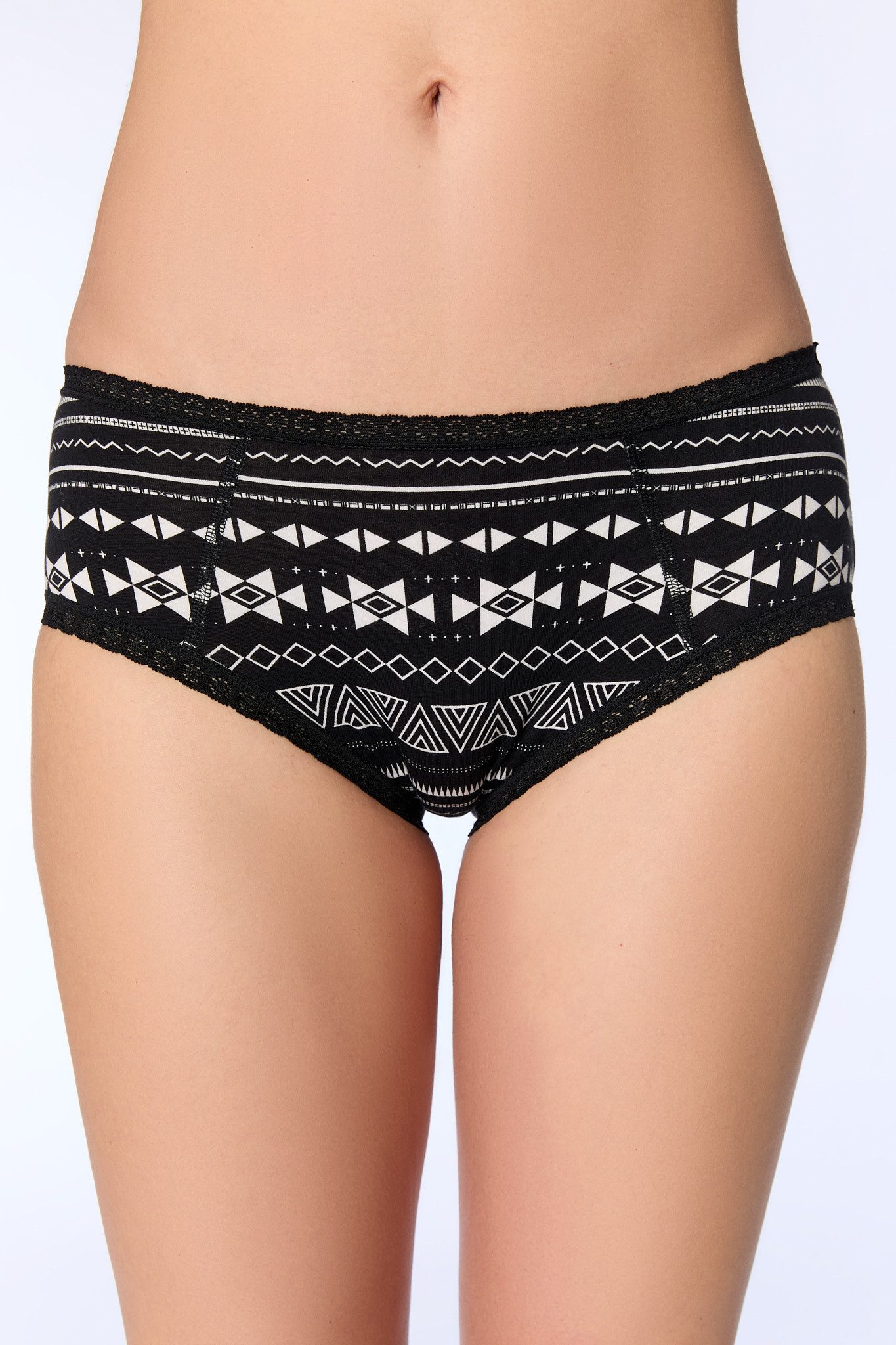 Hipster Hipster mit Spitze (2er Pack)