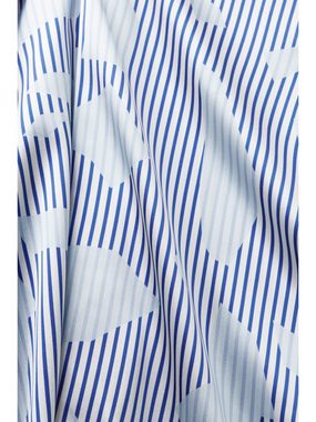 Esprit Langarmbluse Button-Up-Seidenhemd mit Print