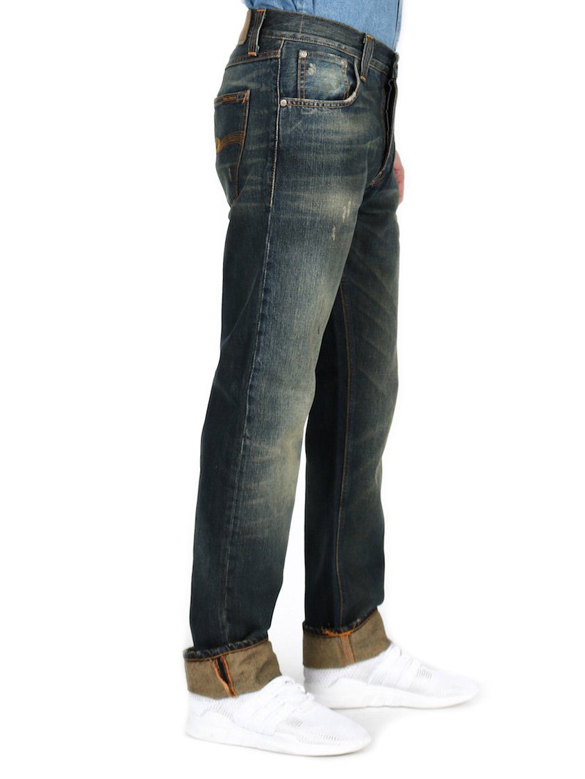 Hand Dirty Second Tapered-fit-Jeans Jeans Big Nudie Look Dirt - Bengt