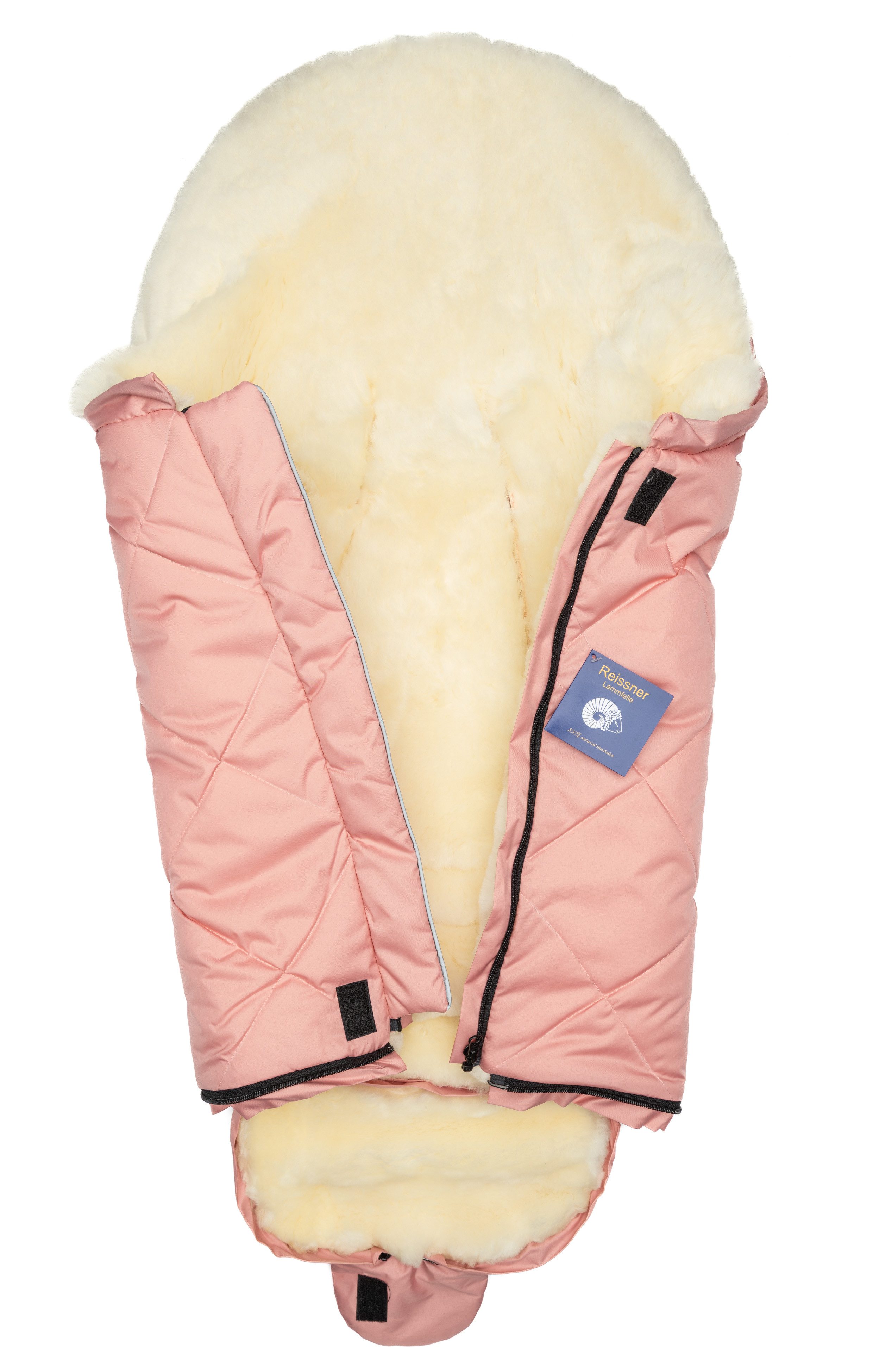 Reissner Lammfelle Fußsack Lammfell Fußsack ESKIMO für Kinderwagen und Buggy