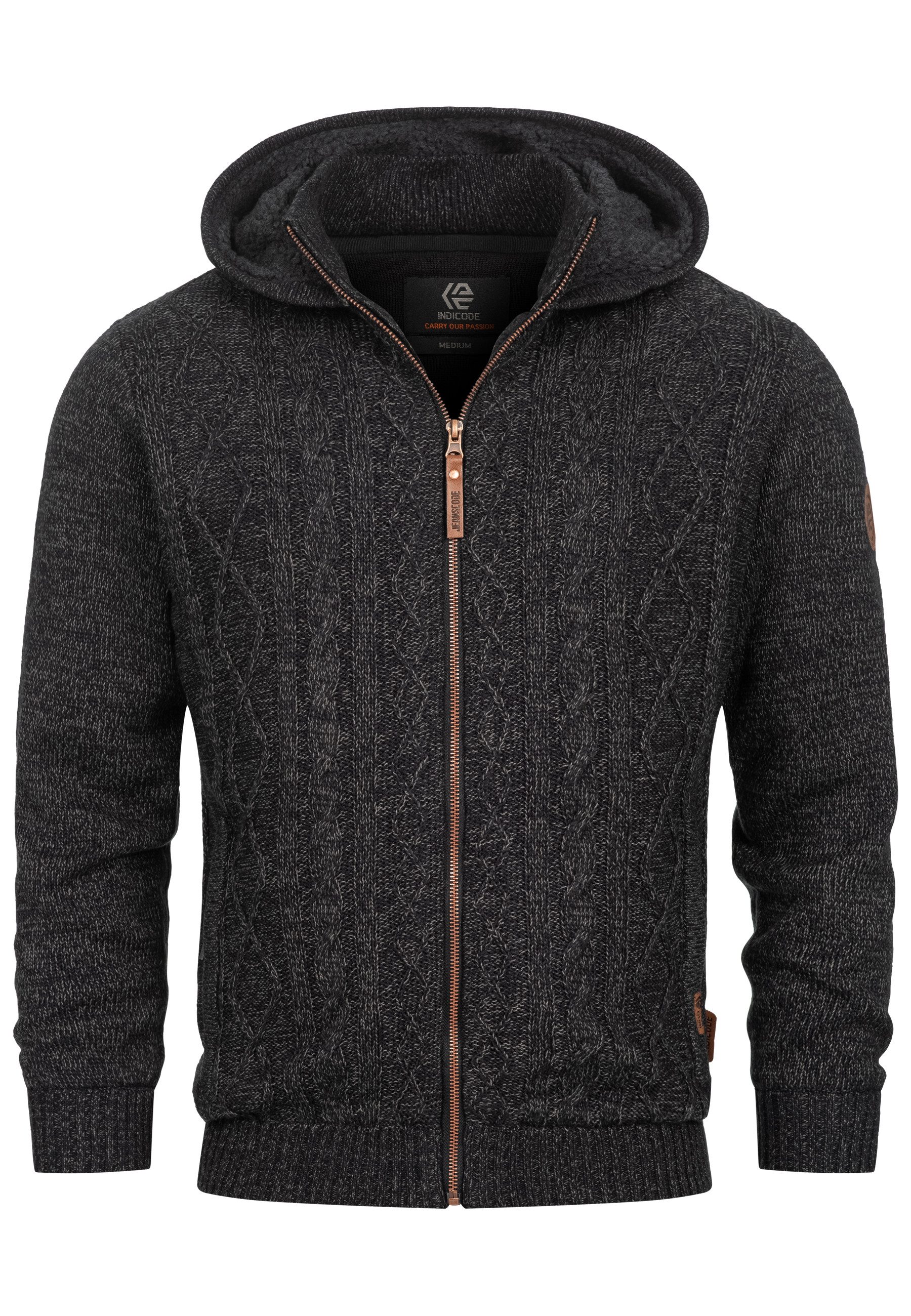 Indicode Strickjacke Herren INRandolph Herrenstrickjacke günstig online kaufen