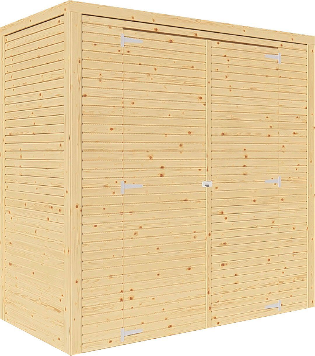 cm KONIFERA 1 Flachdach, Beno 207x110 Gartenhaus Fineline BxT: