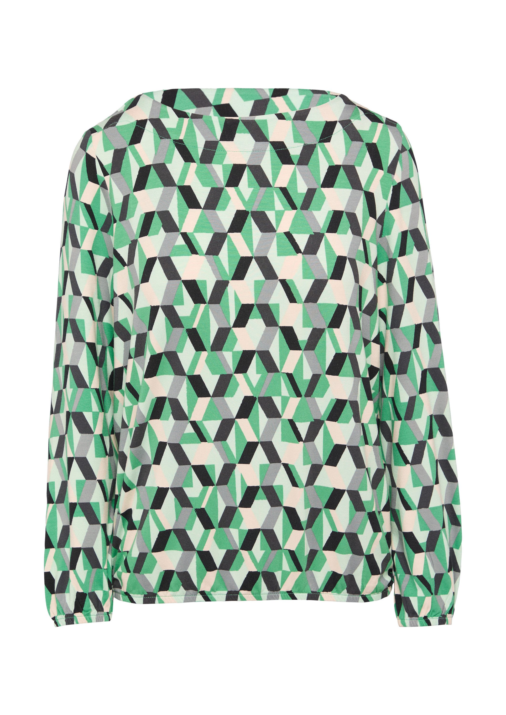 s.Oliver Langarmshirt T-Shirt O-Shape-Shirt aus Viskosemix günstig online kaufen