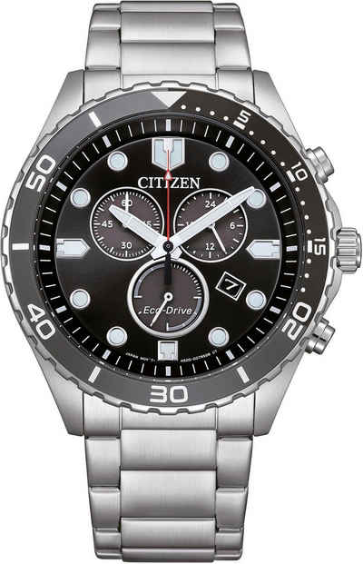Citizen Chronograph AT2568-82E, Armbanduhr, Herrenuhr, Solar, Stoppfunktion
