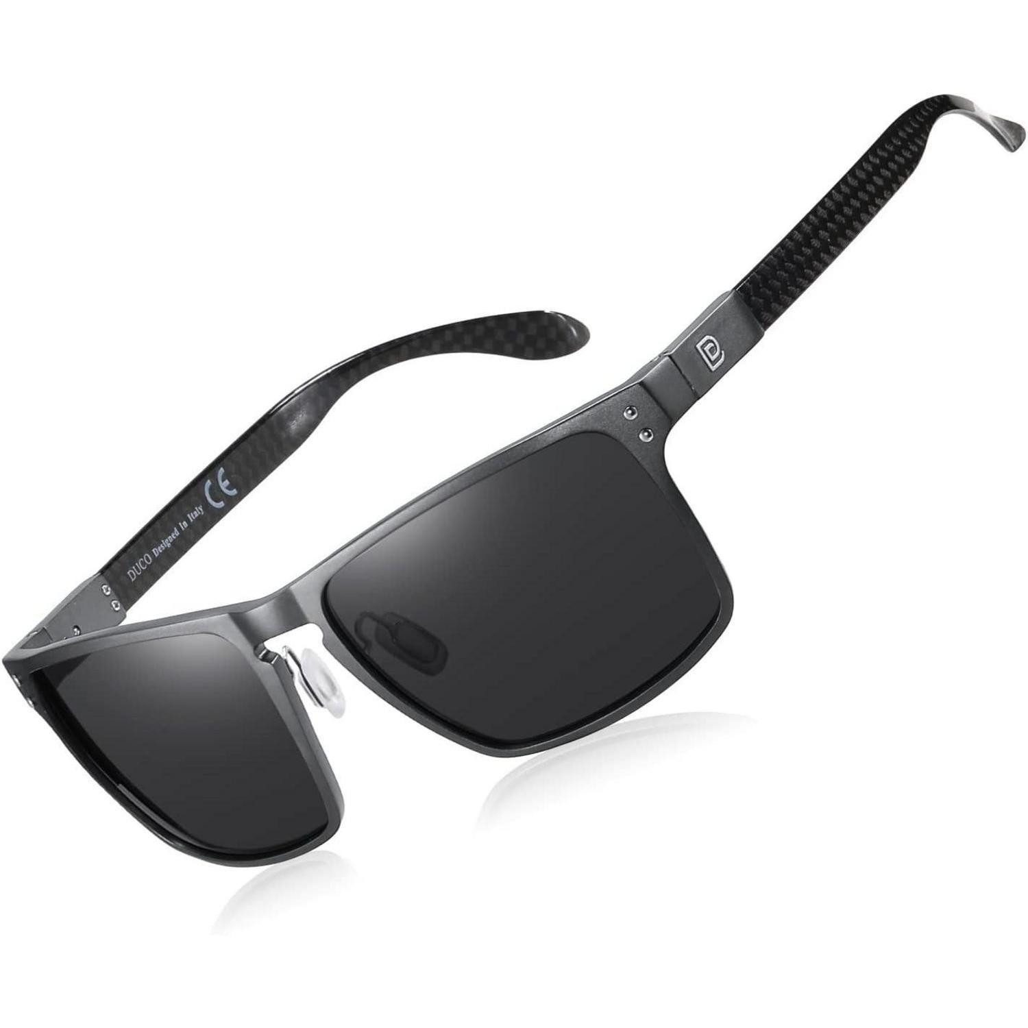LuxusKollektion Sonnenbrille Sonnenbrille Herren polarisiert verspiegelt Carbonfaser UV400