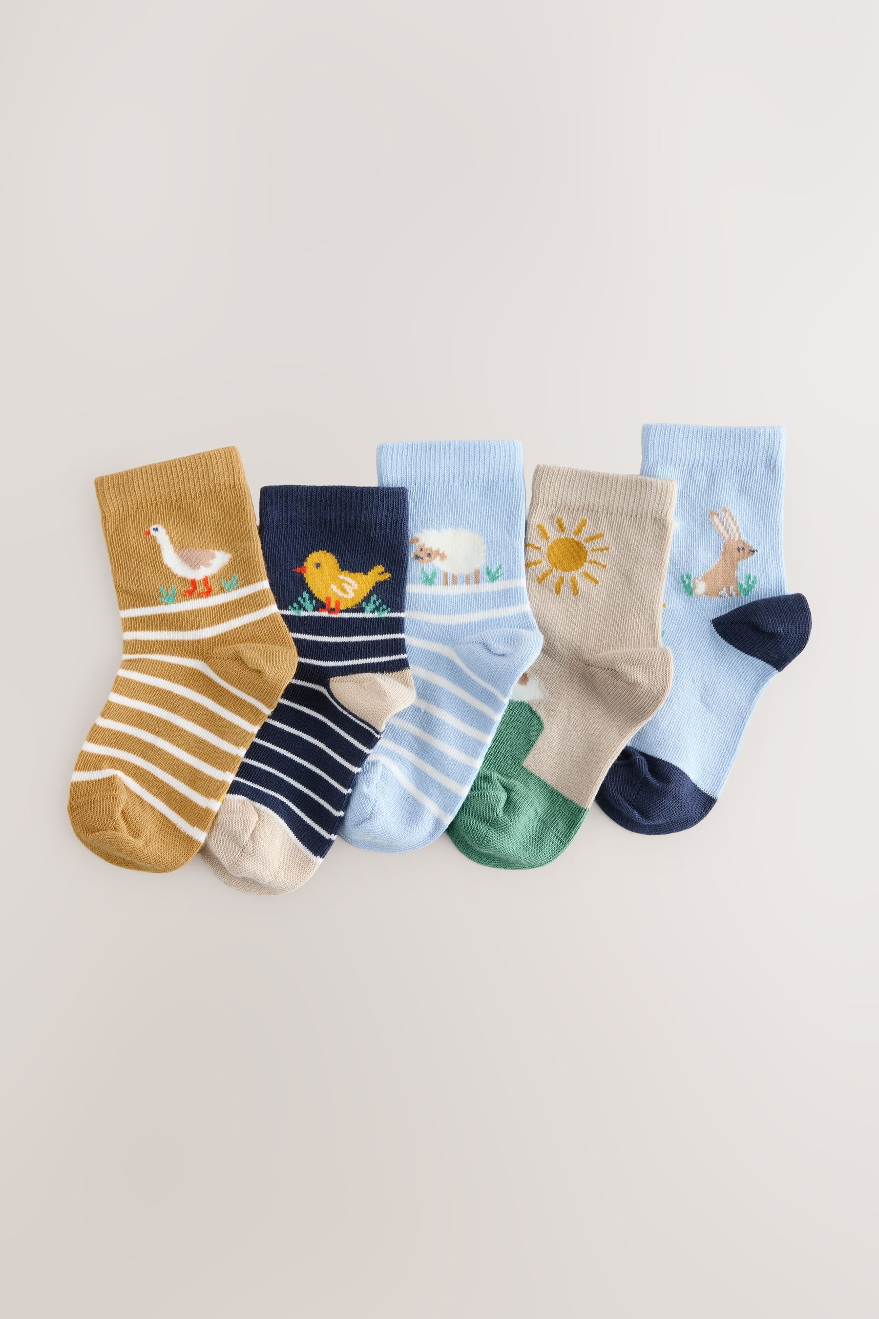 Next Kurzsocken Socken mit hohem Baumwollanteil, 5er-Pack (5-Paar)