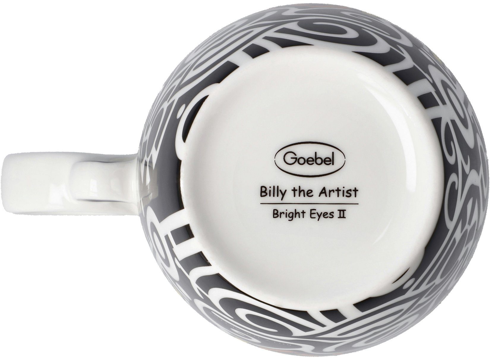 Art, Artist, Porzellan, Pop Eyes - II The Tasse Künstlertasse, Bright Billy Billy Goebel Artist the