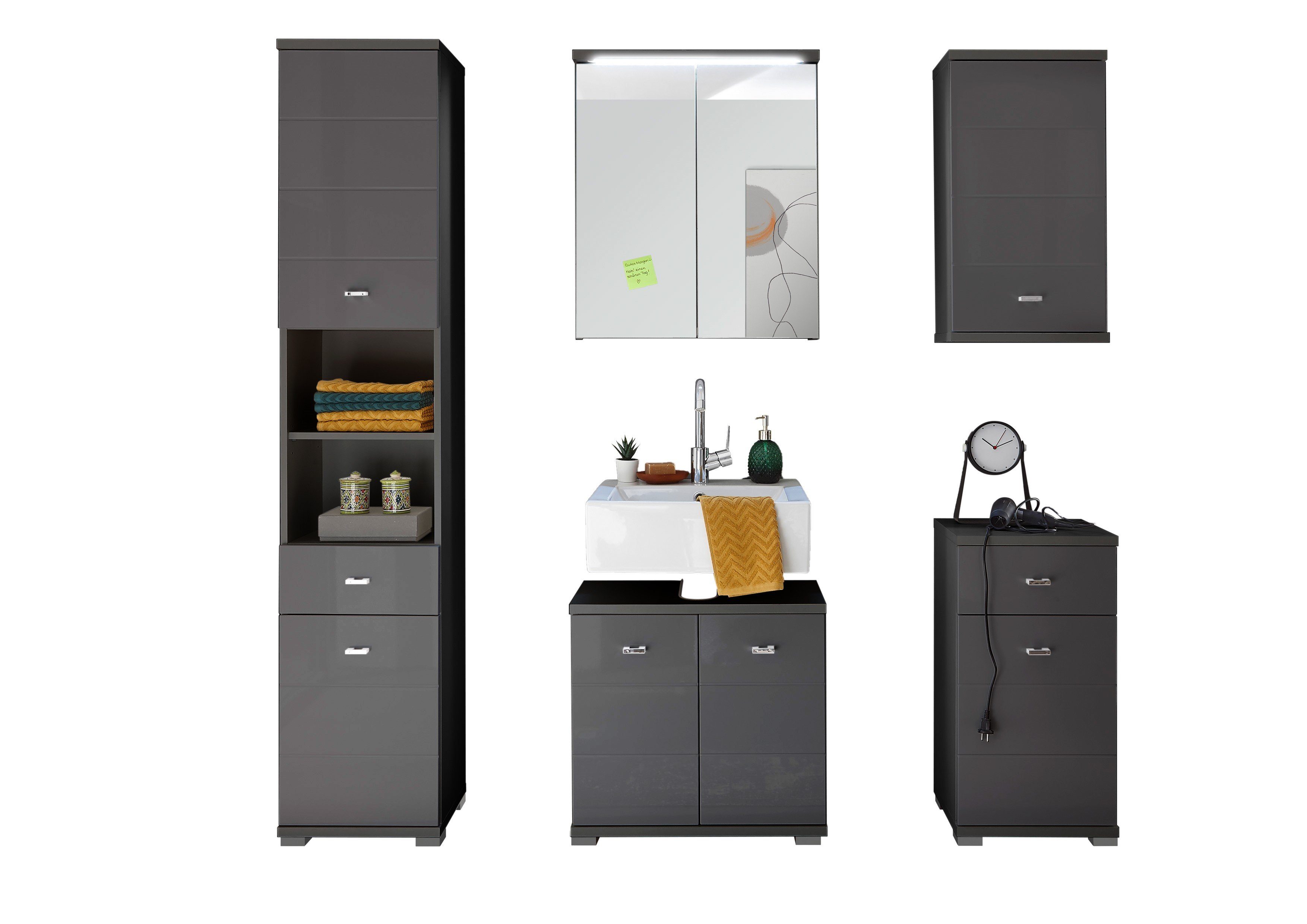 BEGA BBK Spiegelschrank 60 x 68 x 20 cm (B/H/T)