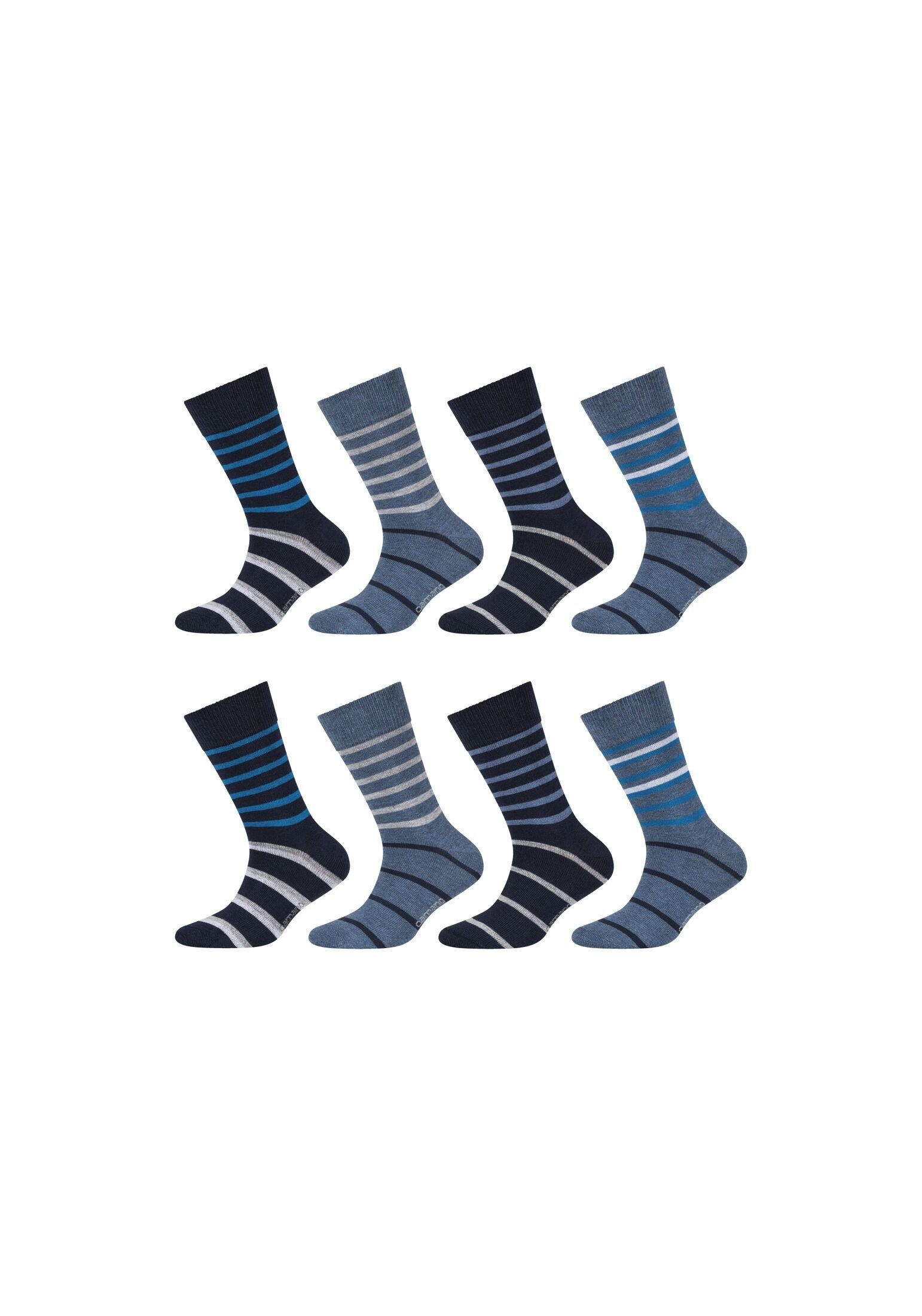 Camano Socken Socken Fersen- Robust und Zehenbereich und 8er langlebig: verstärkter Pack