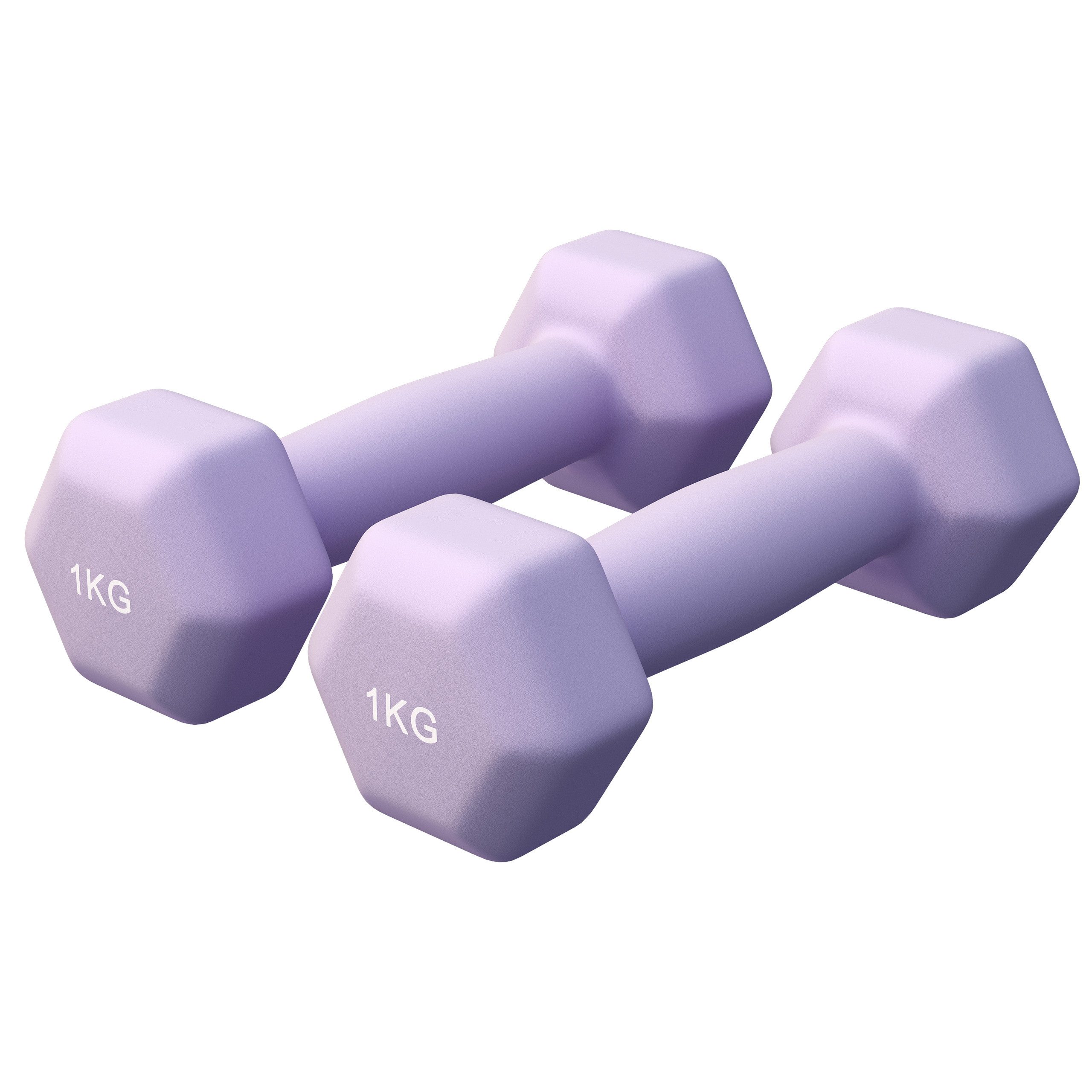 GORILLA SPORTS Kurzhantel Hanteln Set - Neopren, Gusseisen, Gewichts- und Farbwahl - Kurzhanteln