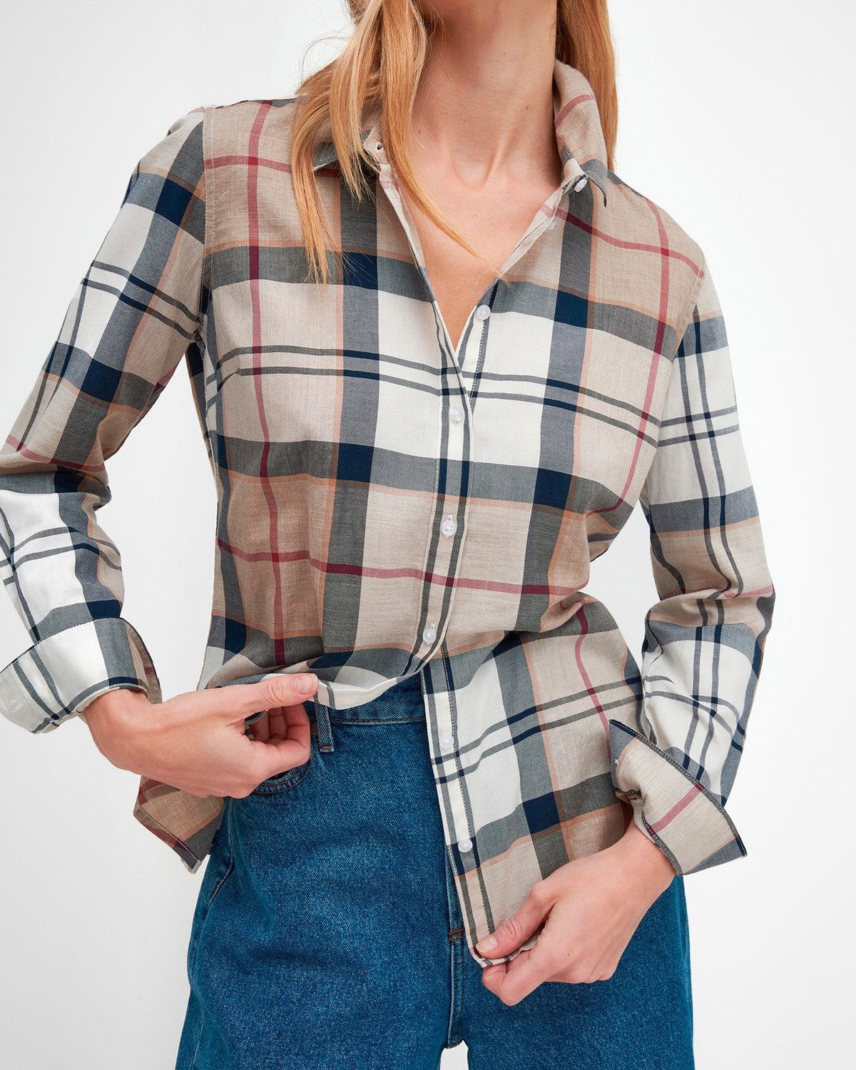 Barbour Hemdbluse Karobluse Bredon