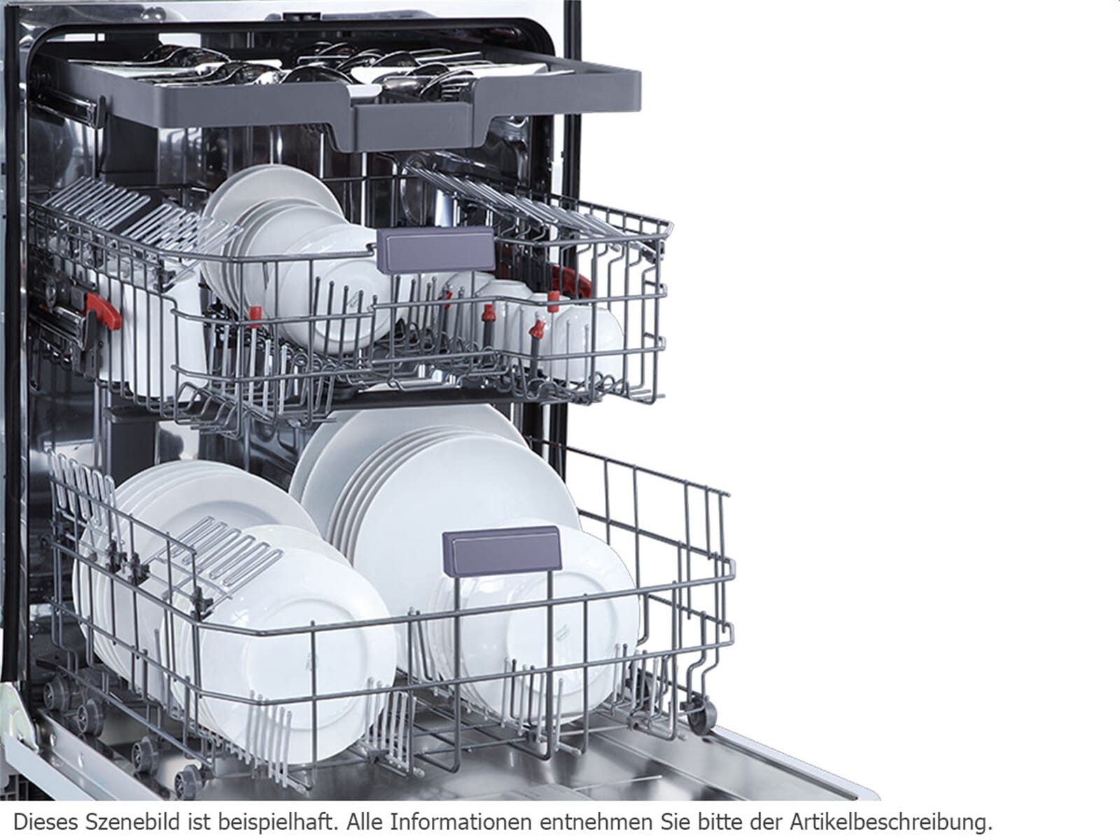 Oranier vollintegrierbarer Geschirrspüler GXV570, 9.5 l, 16 Maßgedecke, Energiesparfunktion ECO