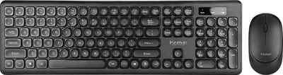 MARVO Marvo Wireless/kabellose Tastatur und Maus Tastatur- und Maus-Set