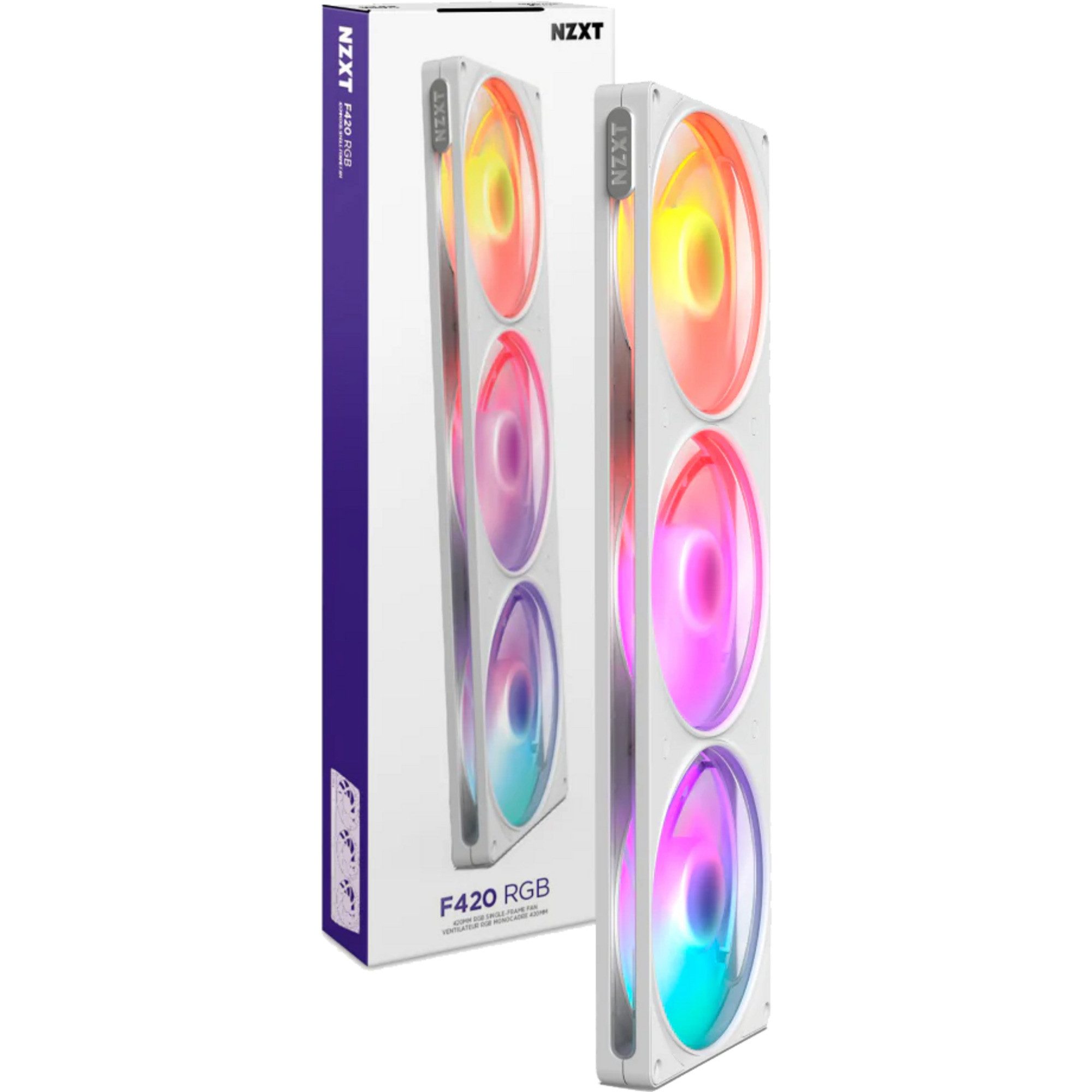 NZXT Gehäuselüfter NZXT F420 RGB, Gehäuselüfter