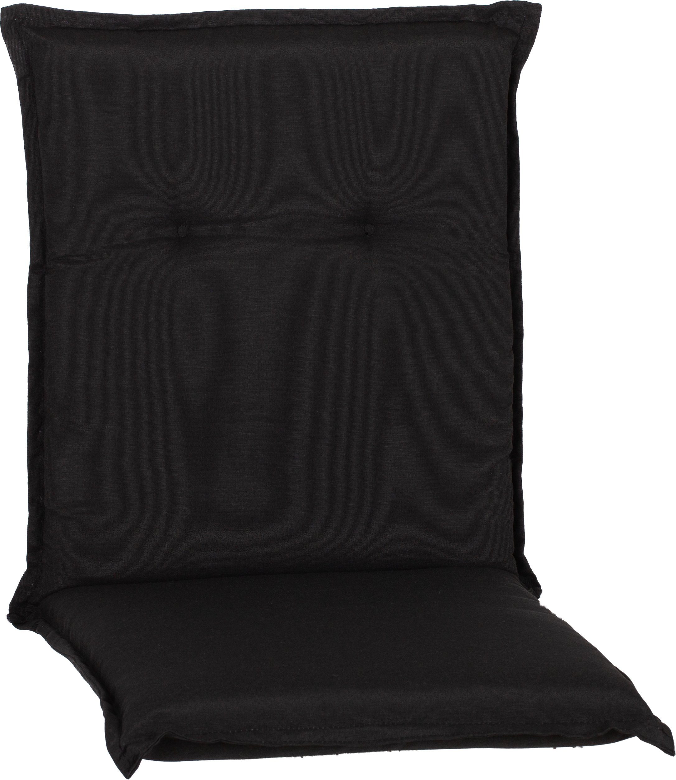 NYVI Sitzauflage Niedriglehner Auflage Piemont 98x46cm - Auflage mit 8cm Komfortpolster, (1 St), Auflage für Gartenstühle, UV-Fest, mit Befestigungsband, Atmungsaktiv