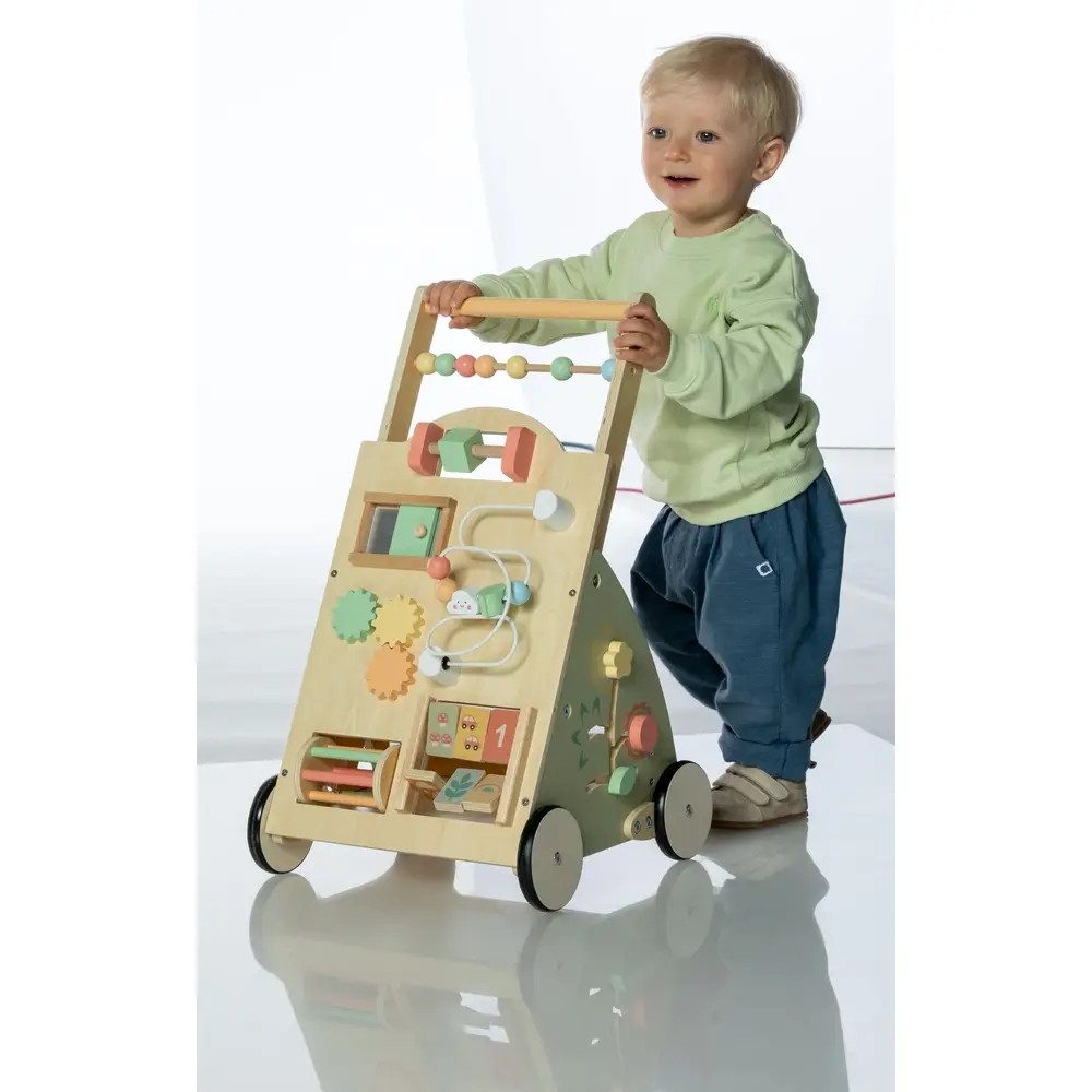 Vedes Nachziehspielzeug SpielMaus Holz Spiel- und Lauflernwagen