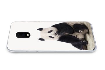 MuchoWow Handyhülle Panda - Tiere - Jungen - Mädchen - Pandabär, Phone Case, Handyhülle OnePlus 7, Silikon, Schutzhülle