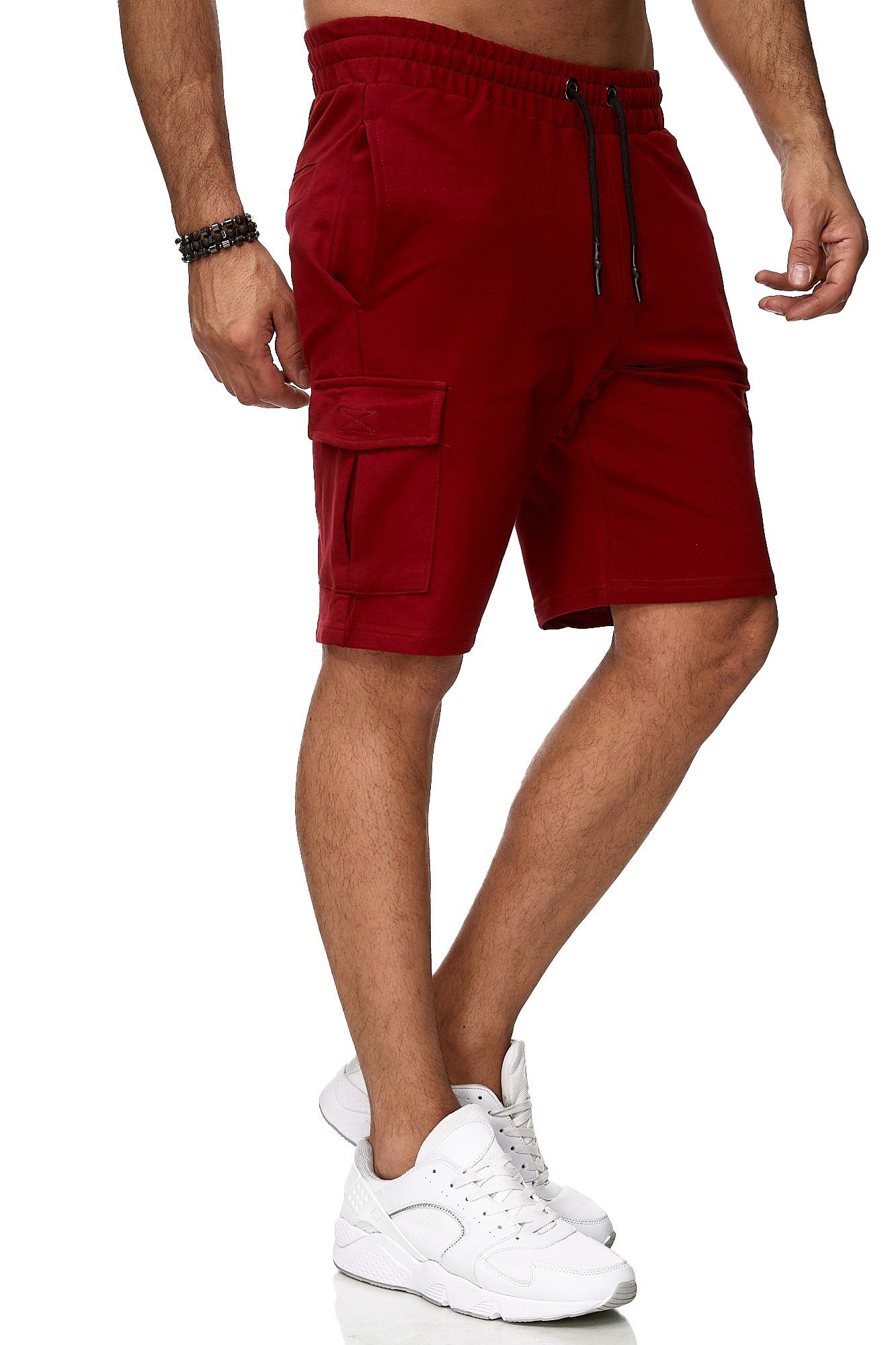 Reslad Sweatshorts Reslad Kurze Hose Herren Cargo Bermuda Shorts Jogginghose Sport-Hose (1-tlg) Sweatshorts Jogginghose mit Cargo-Taschen
