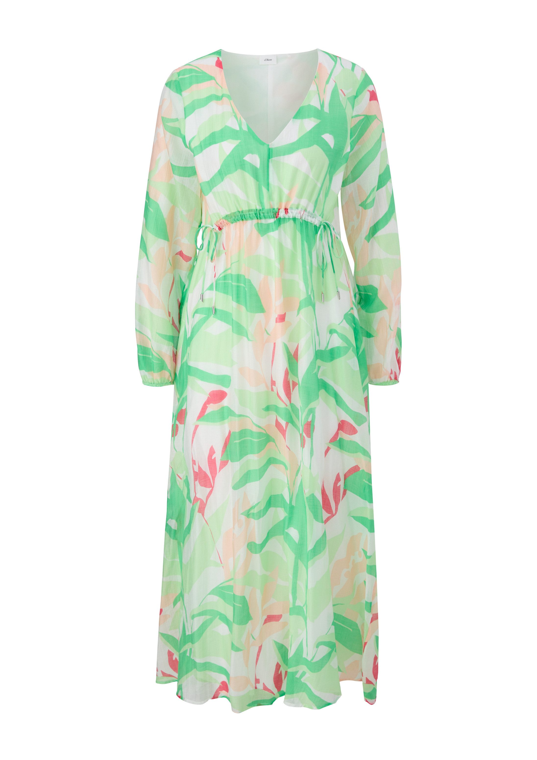 s.Oliver Maxikleid Kleid Maxikleid aus Lyocellmix