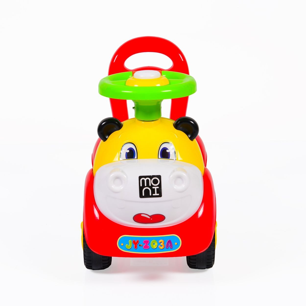 Moni Rutscher Super Car, Lustiges Design, Musikfunktion, Hupe, Rückenlehne, Laufhilfe