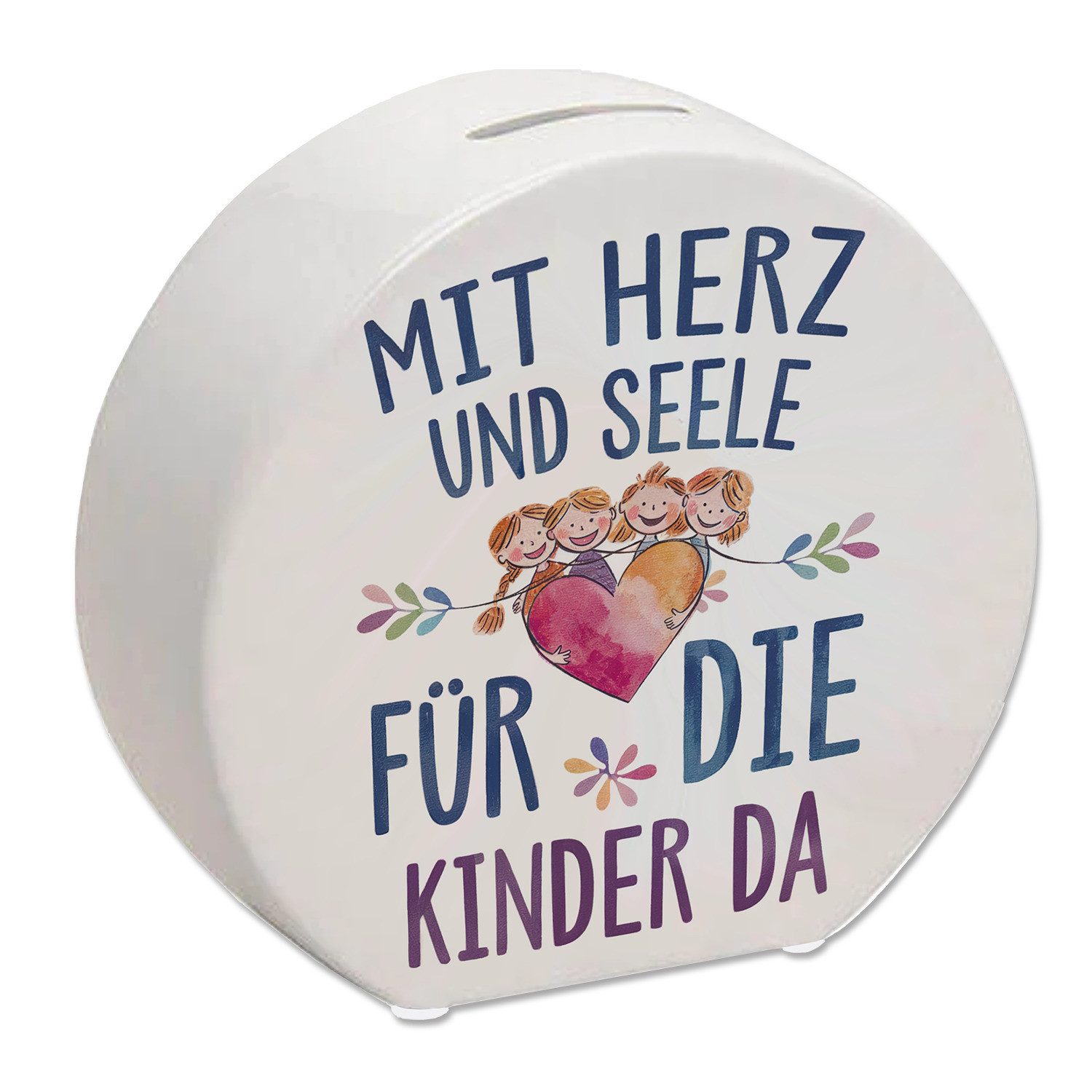 speecheese Spardose Mit Herz für Kinder da Spardose Herz Umarmt Kinder