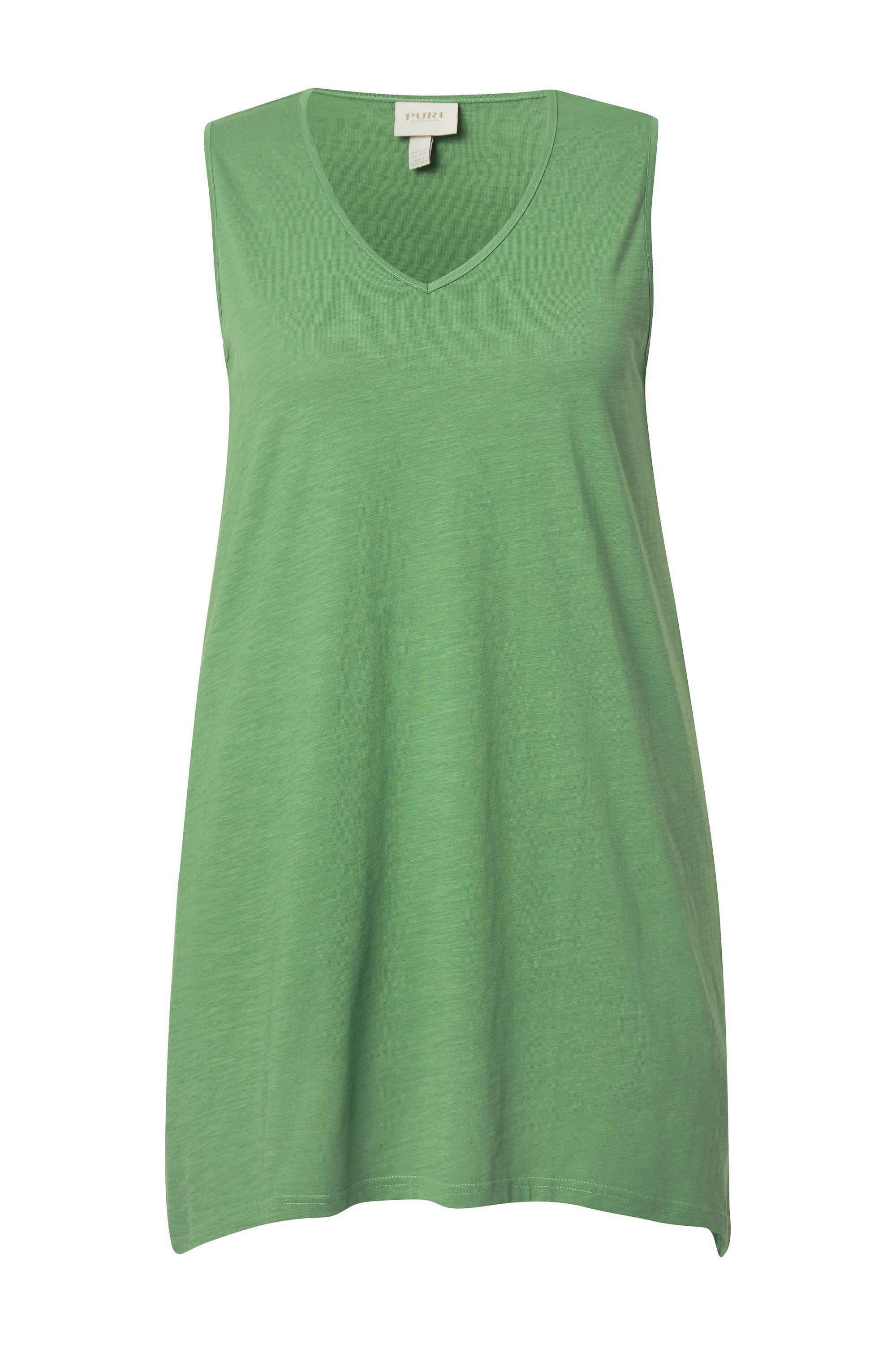Ulla Popken Longshirt Longtop Zipfelsaum A-Linie günstig online kaufen