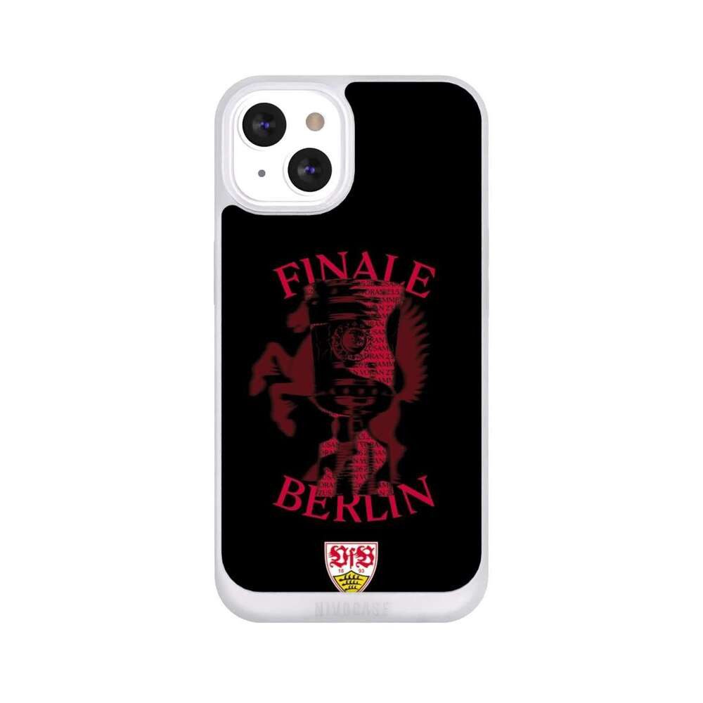 NIVOCASE Handyhülle VfB Stuttgart DFB Pokalfinale 2026 Offizielles Lizenzprodukt, Apple iPhone 13 Handyhülle Hülle NIVOpure Case Frozen