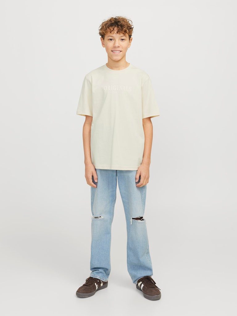 Jack & Jones Junior T-Shirt JORFREDERIKSBERG TEE SS CREW (1-tlg) legerer Schnitt