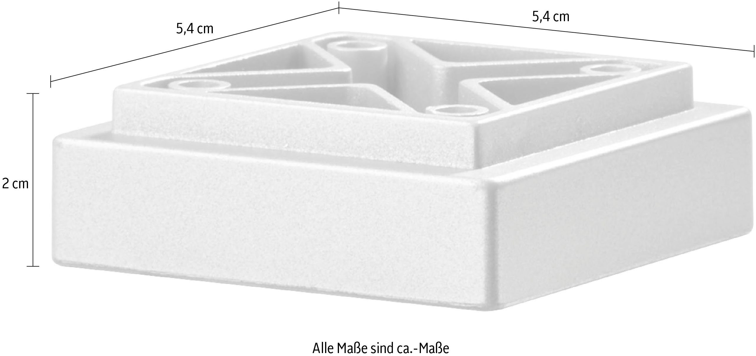 Fuß-Set, Möbelfuß (4-St) PELIPAL